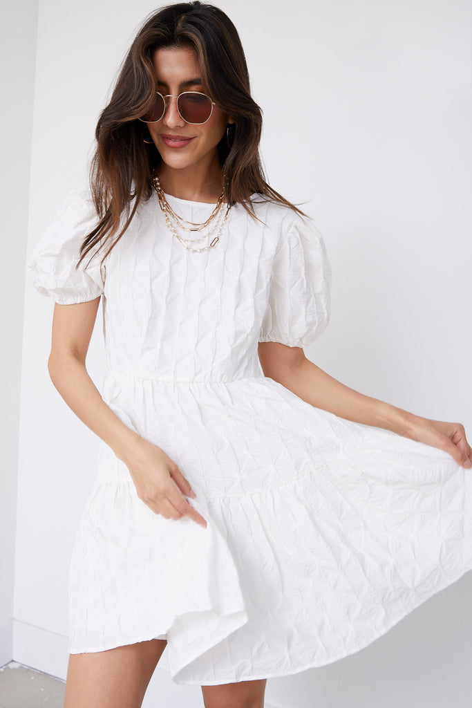 Valentina Short Sleeve Mini Dress - fab'rik