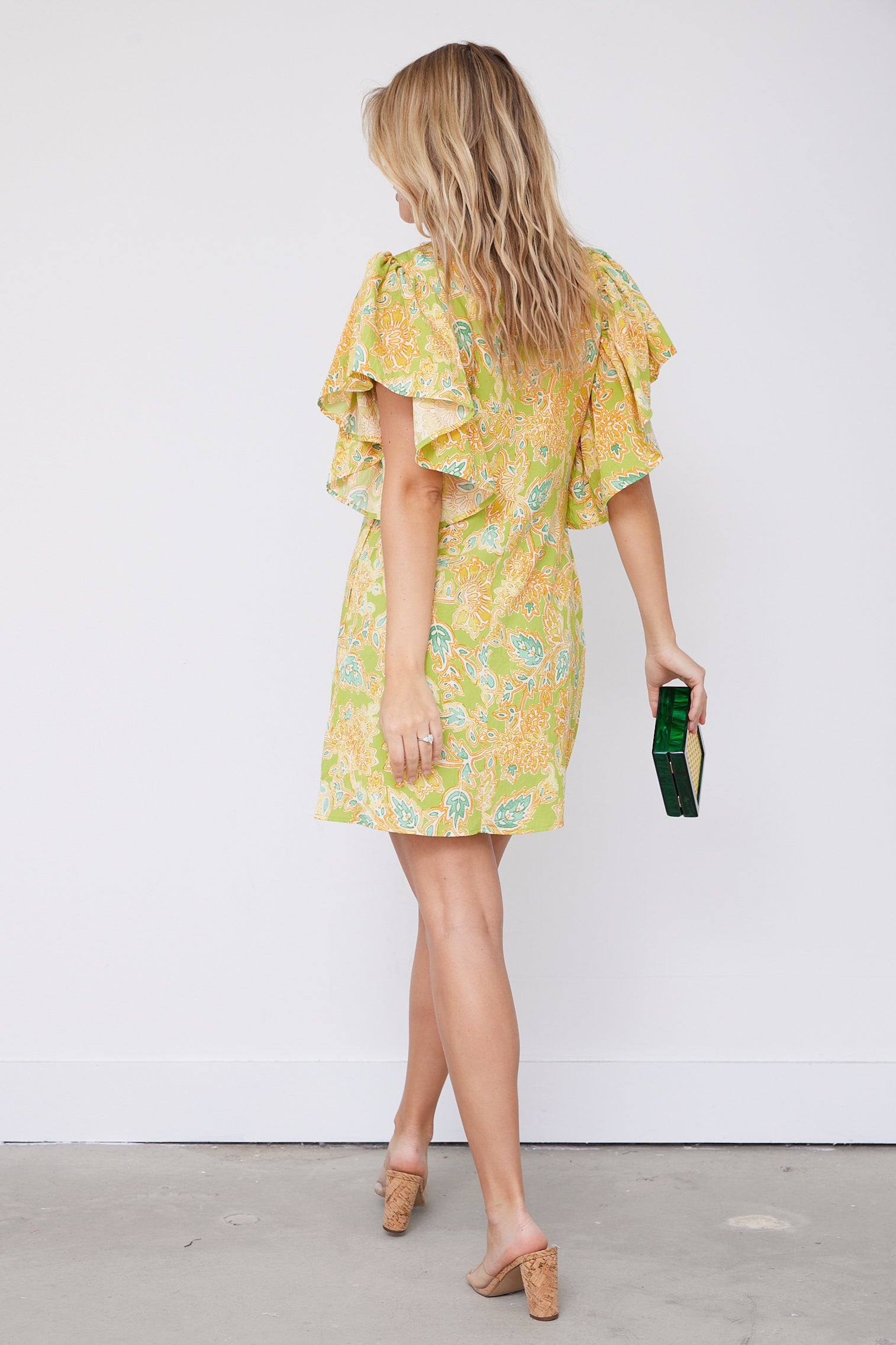 Keaten Ruffle Detail Mini Dress - fab'rik