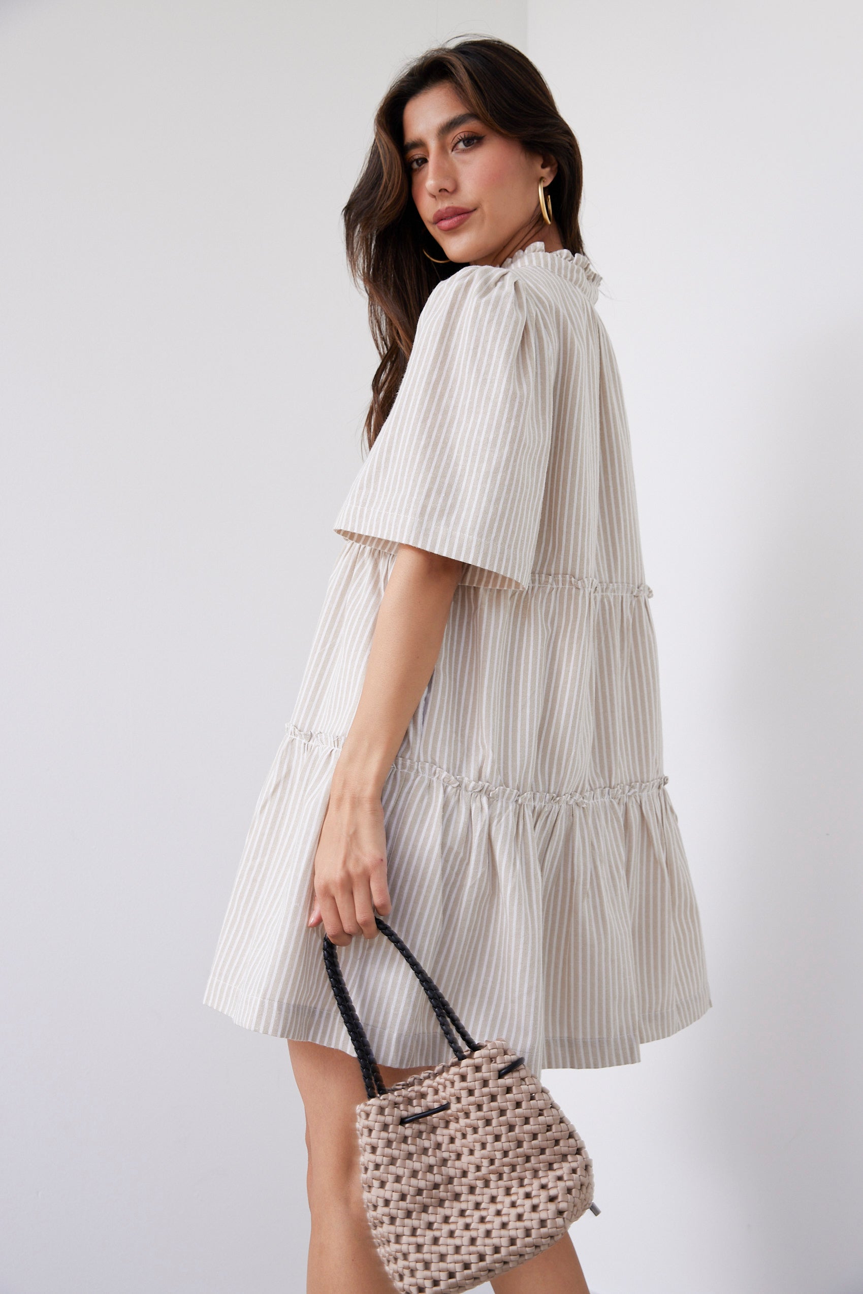 June Tiered Mini Dress - fab'rik