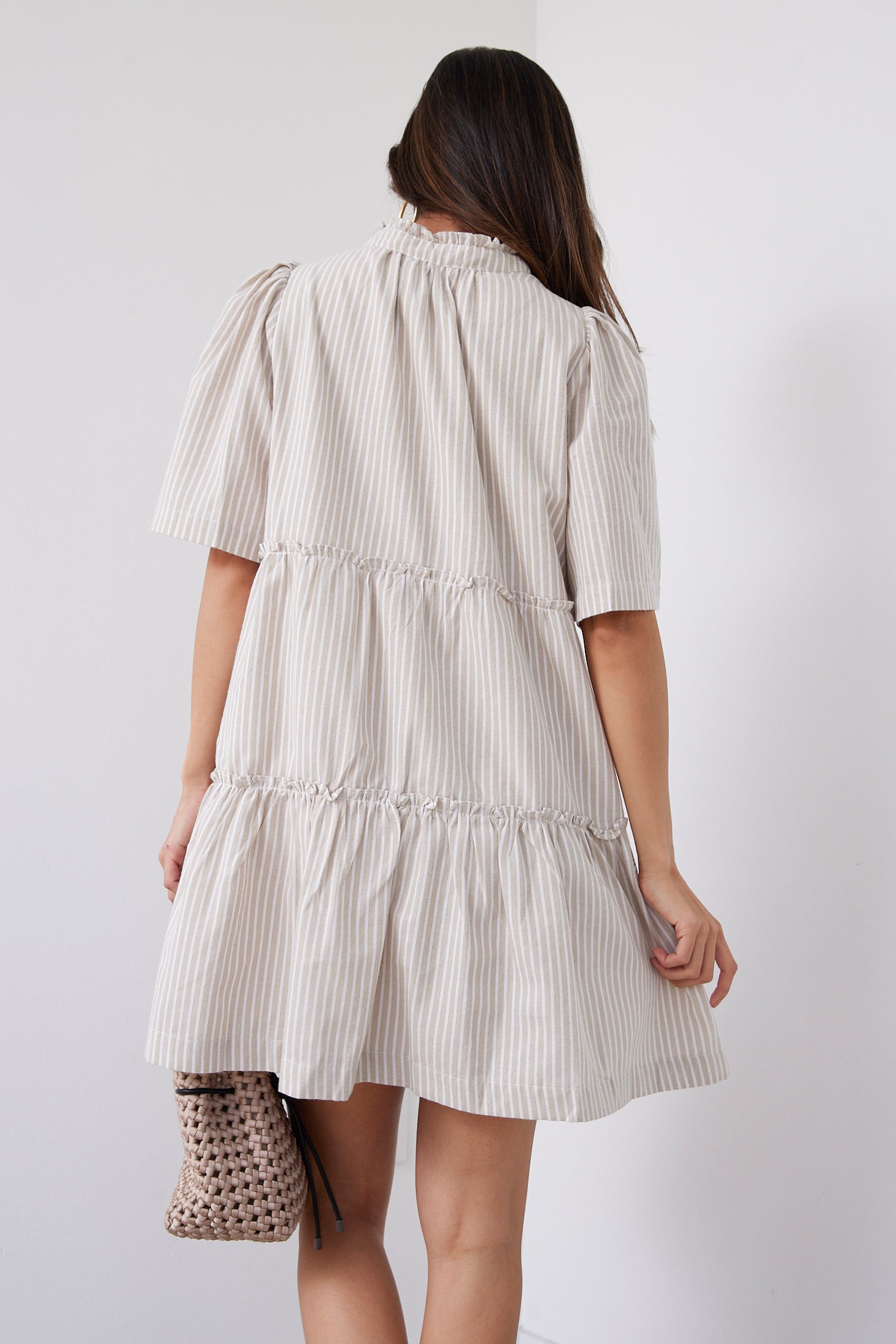 June Tiered Mini Dress - fab'rik