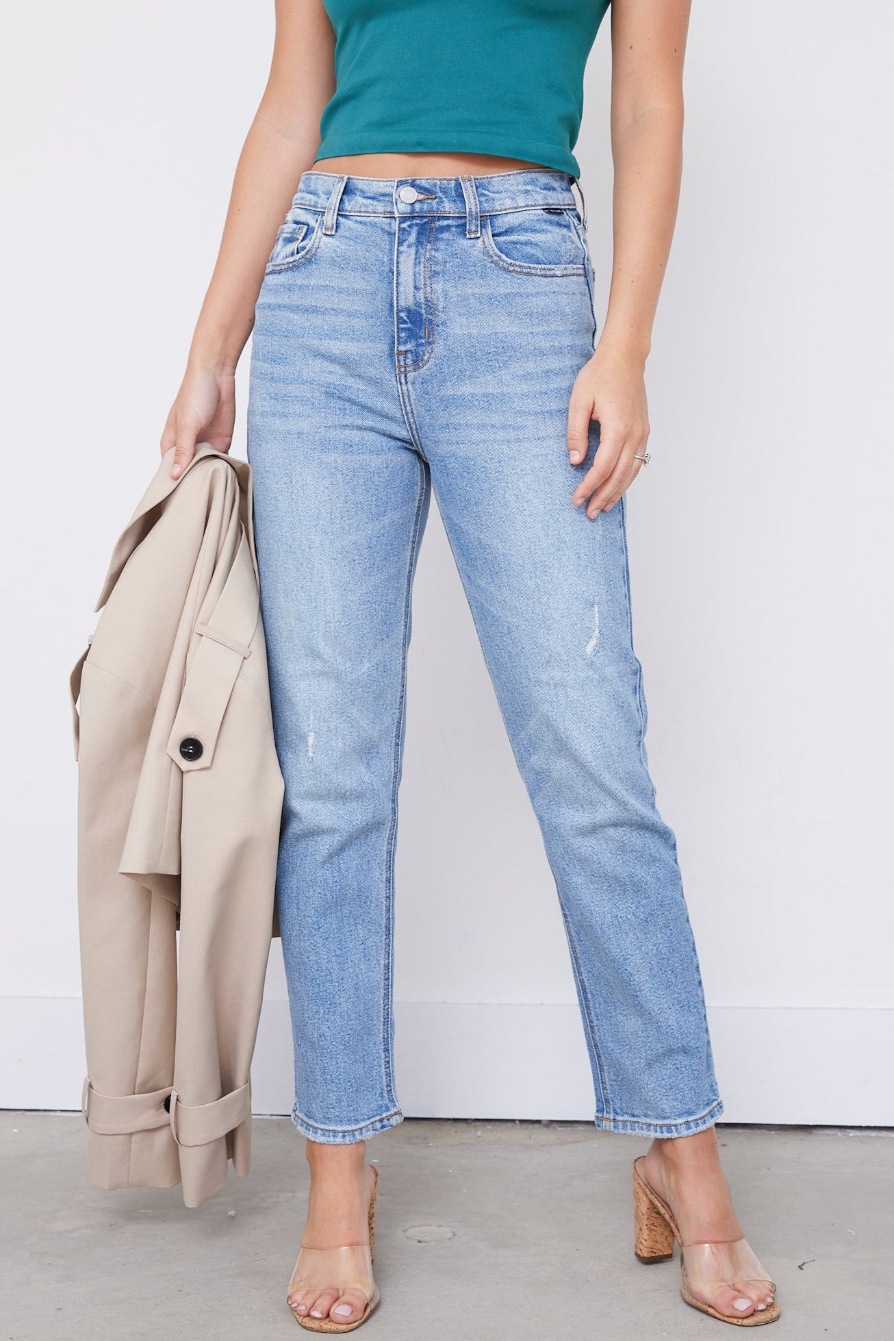 Jenny High Rise Straight Jeans - fab'rik