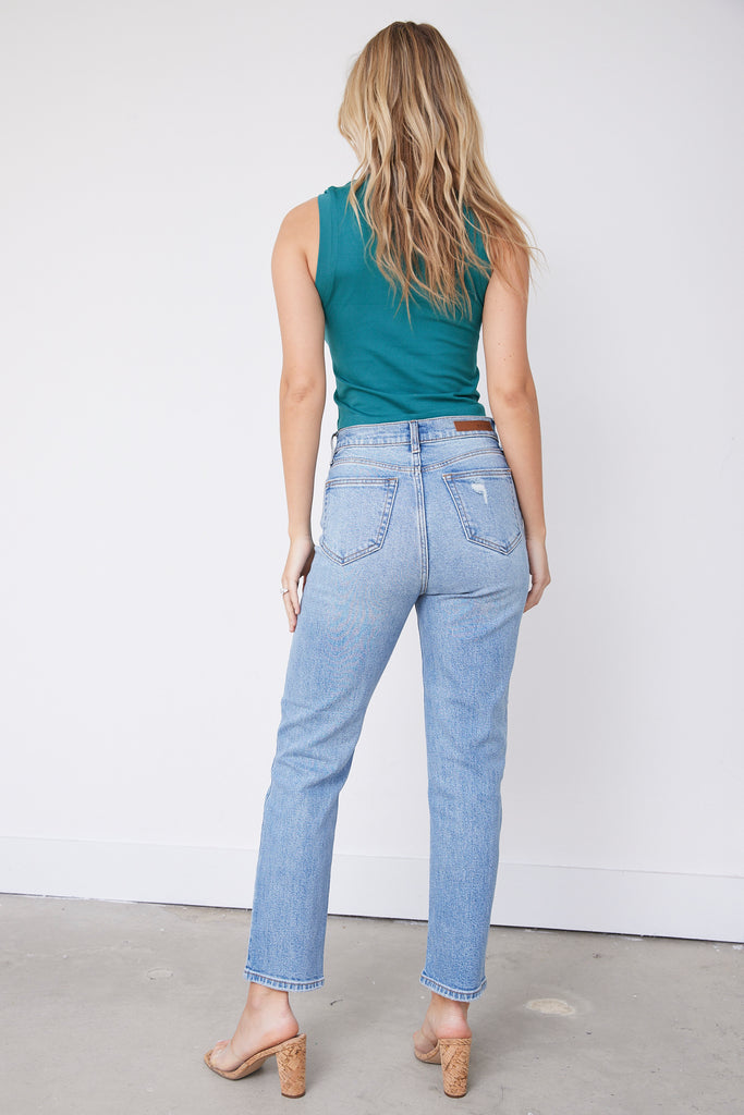 Jenny High Rise Straight Jeans - fab'rik