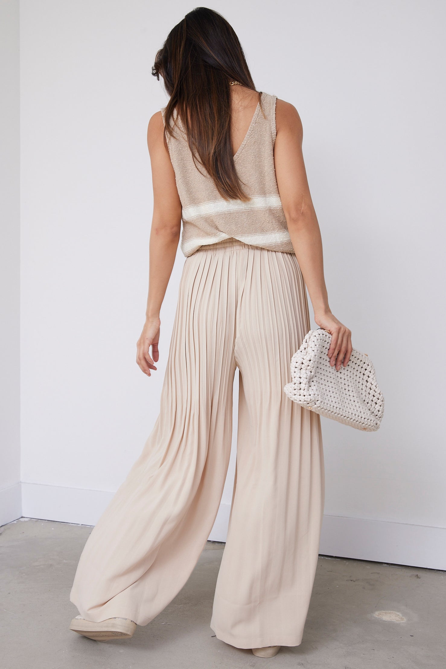 Howell Pleated Wide Leg Pants - fab'rik