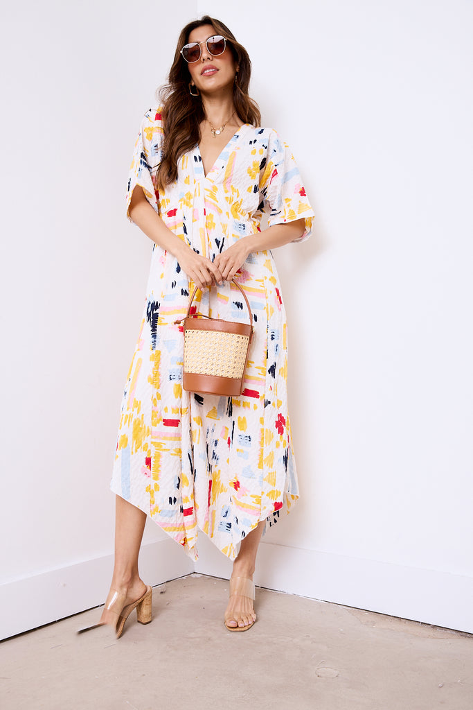 Darcie Kimono Sleeve Dress - fab'rik