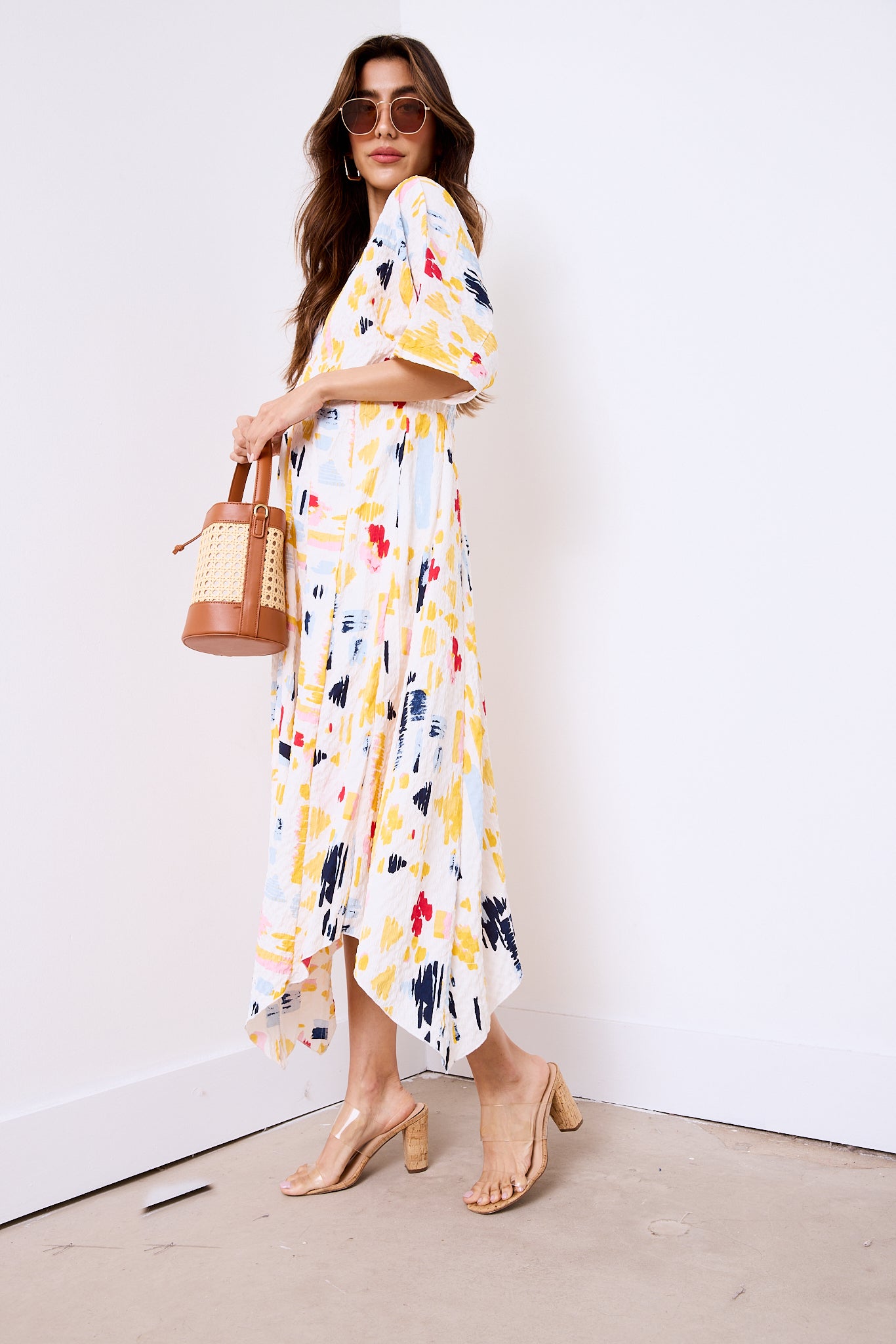 Darcie Kimono Sleeve Dress - fab'rik