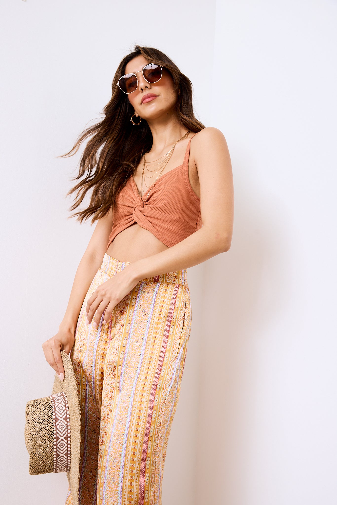 Phoenix Twist Front Crop Top - fab'rik