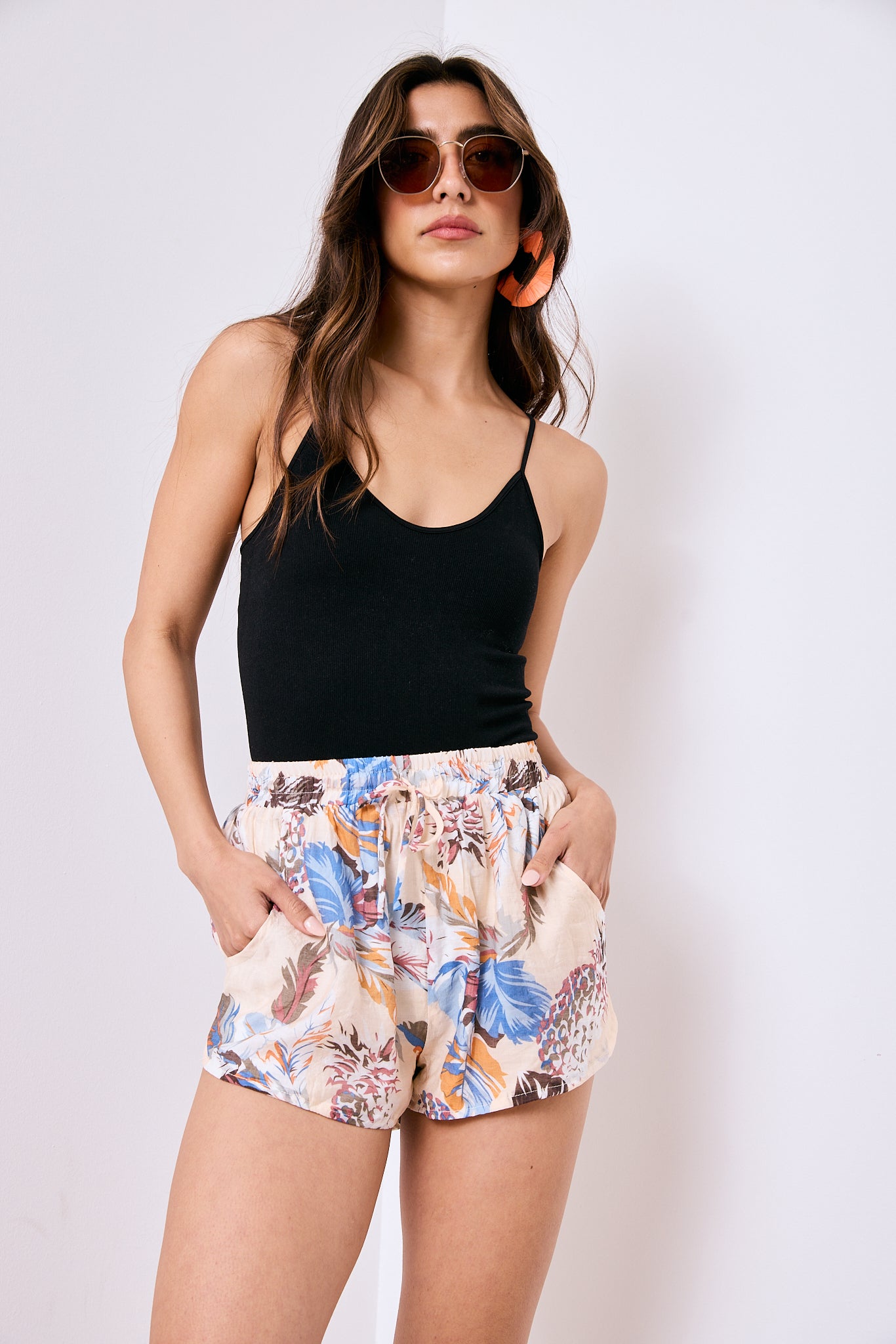 Carlson Floral Print Shorts - fab'rik