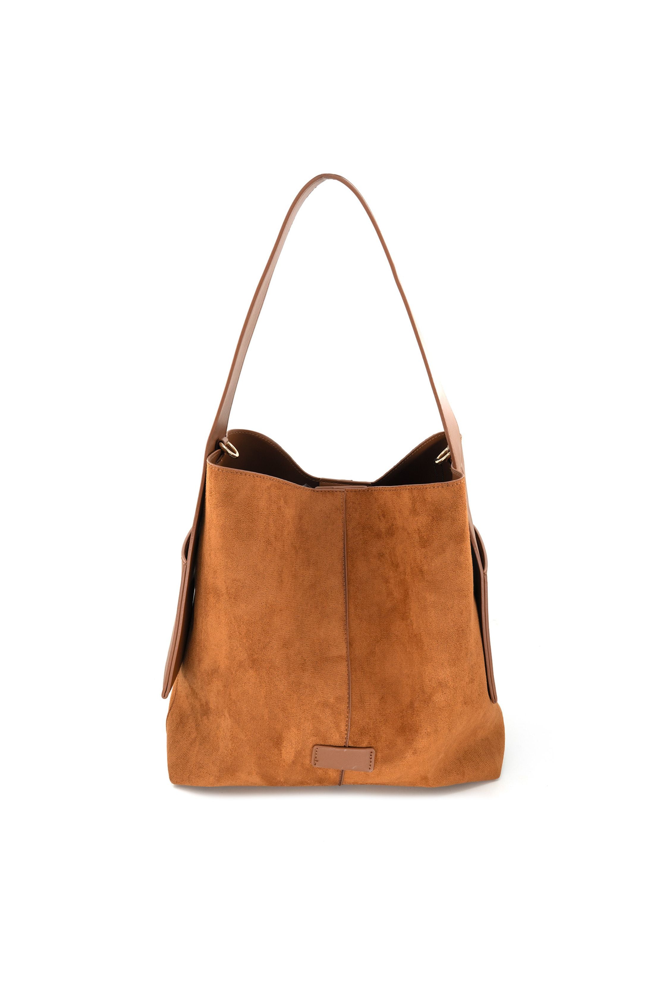Jaden Large Suede Hobo Bag