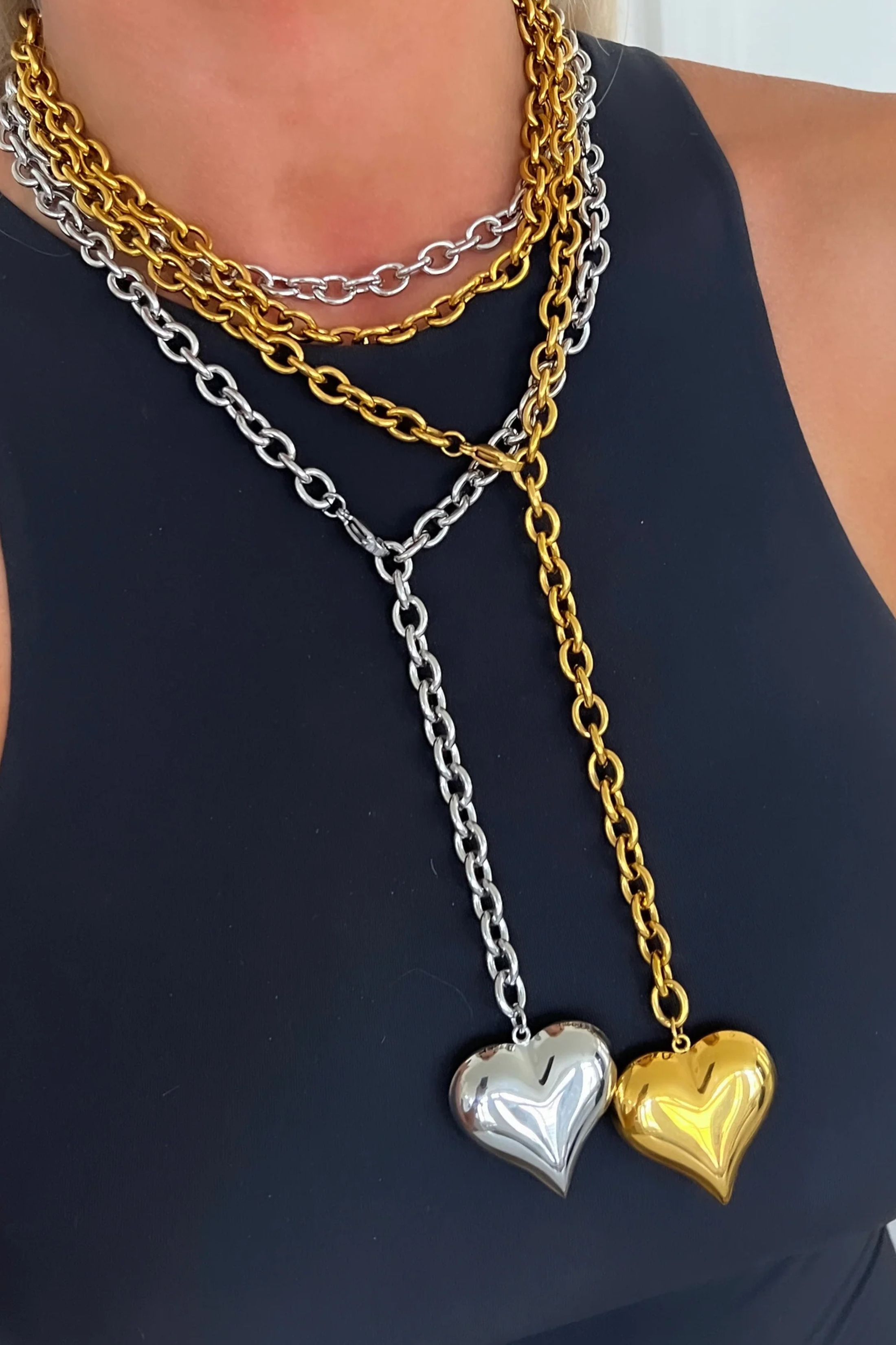Wrap Around Heart Necklace