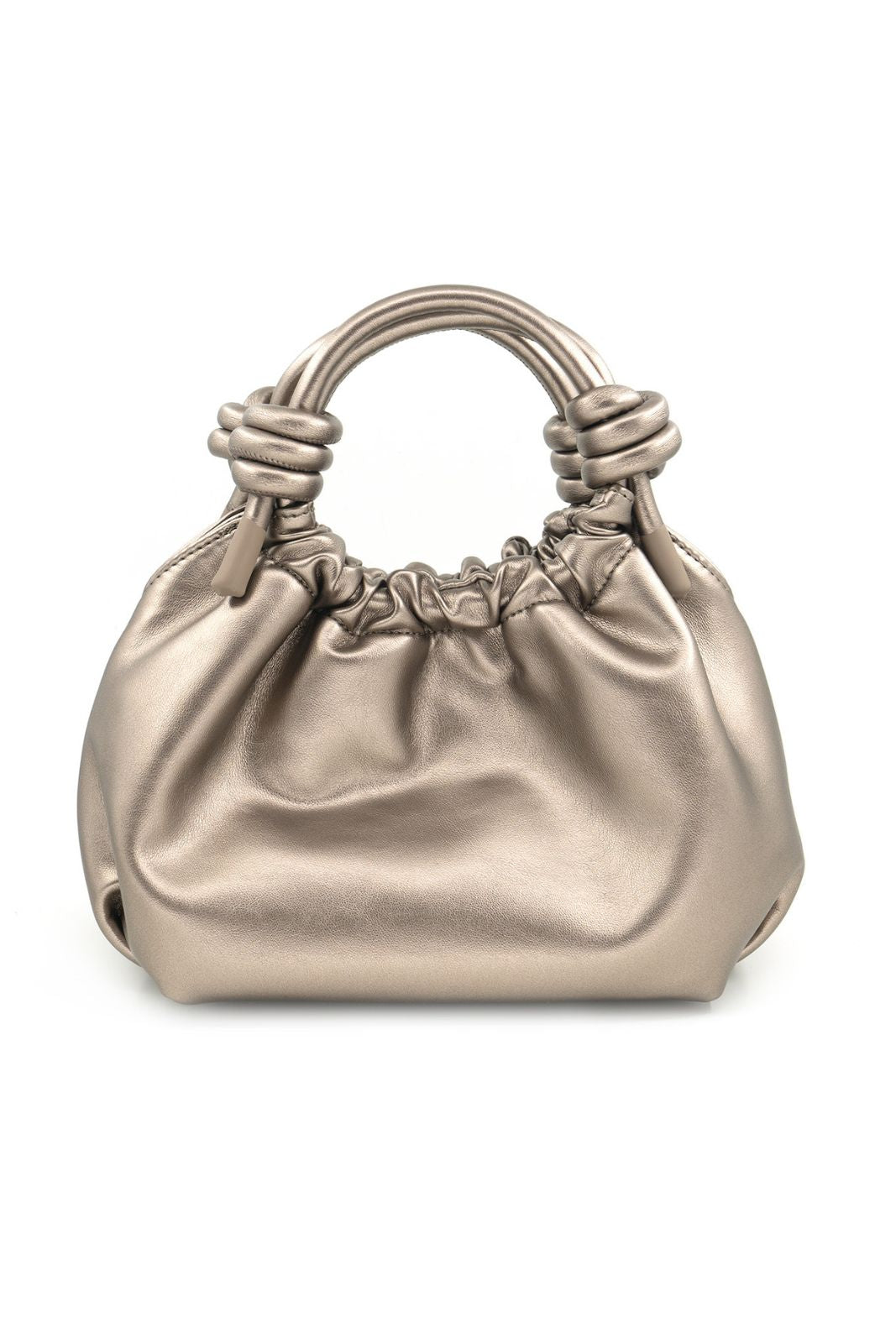 Miranda Mini Ruched Leather Handbag