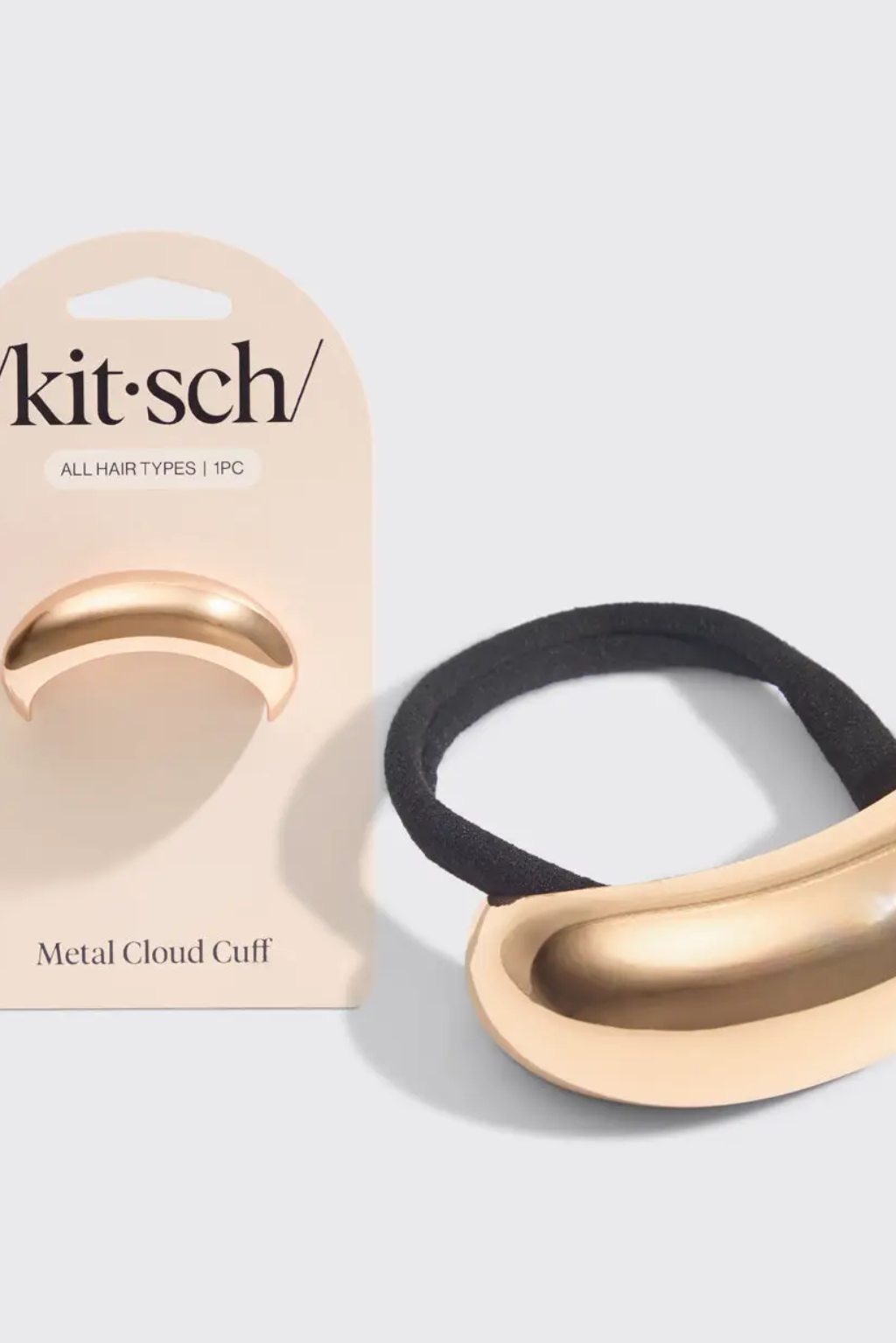 Gold Metal Cloud Cuff-Medium