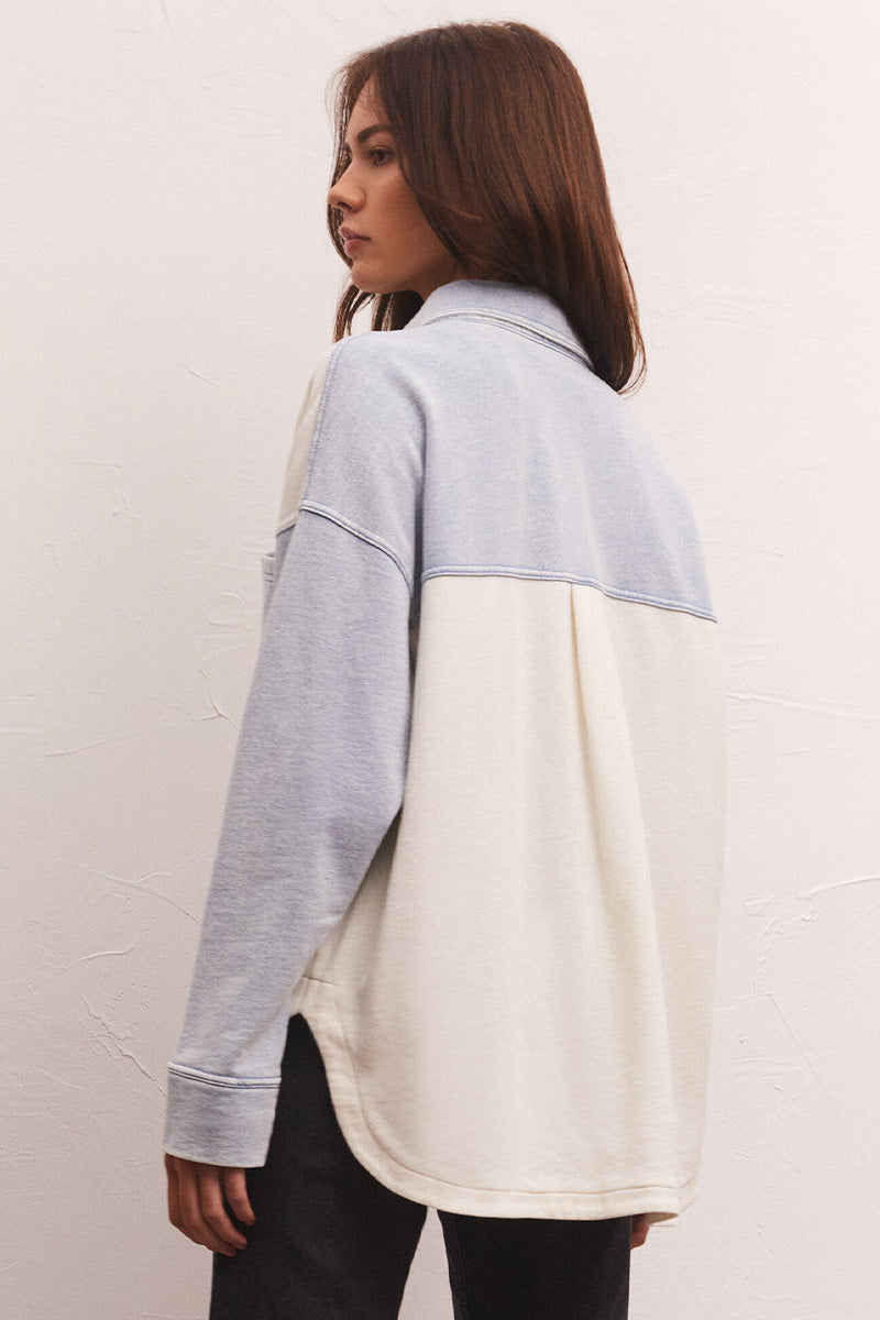 Z Supply All Day Color Block Sweatshirt - fab'rik