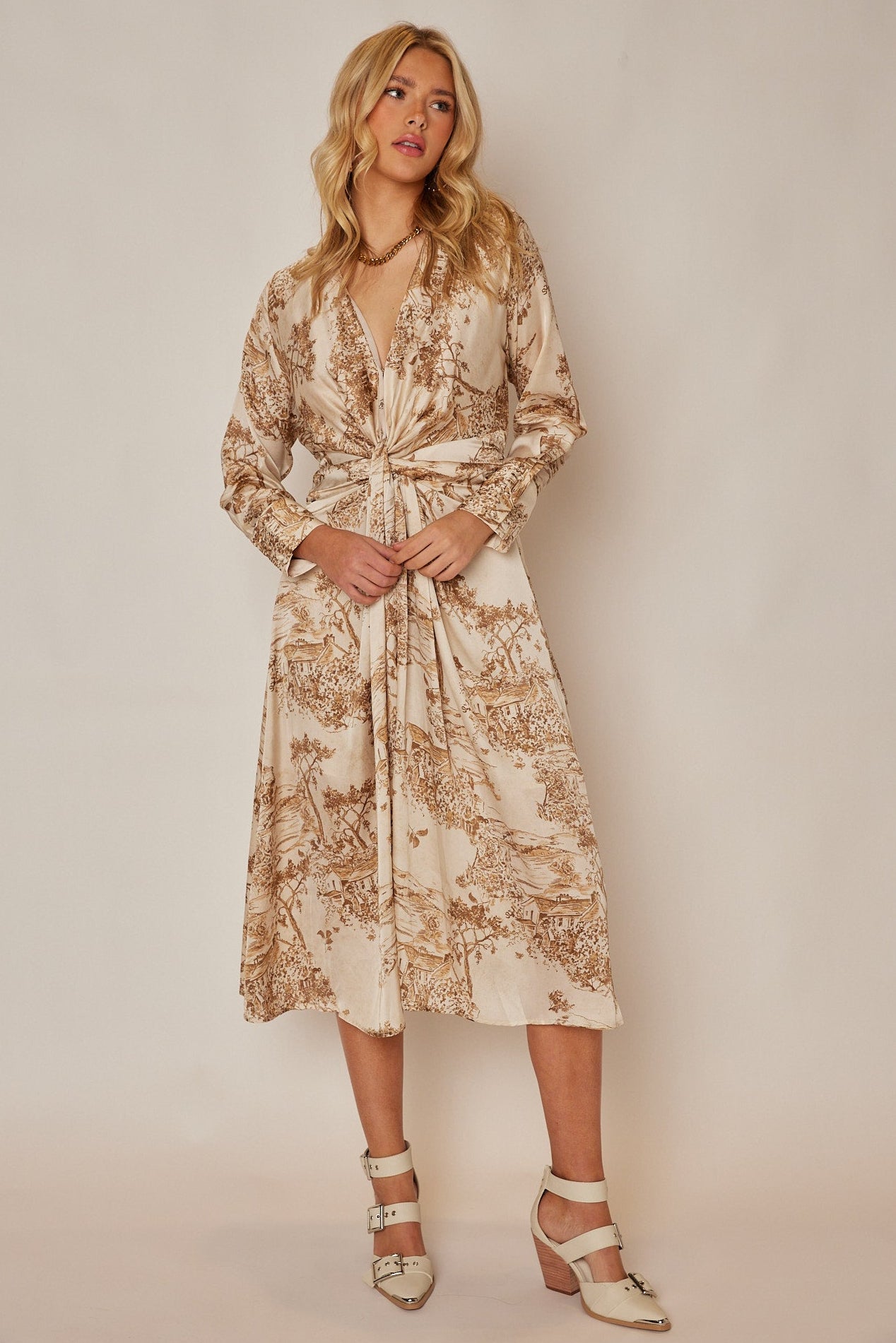 SALE - Wren V Neck Maxi Dress