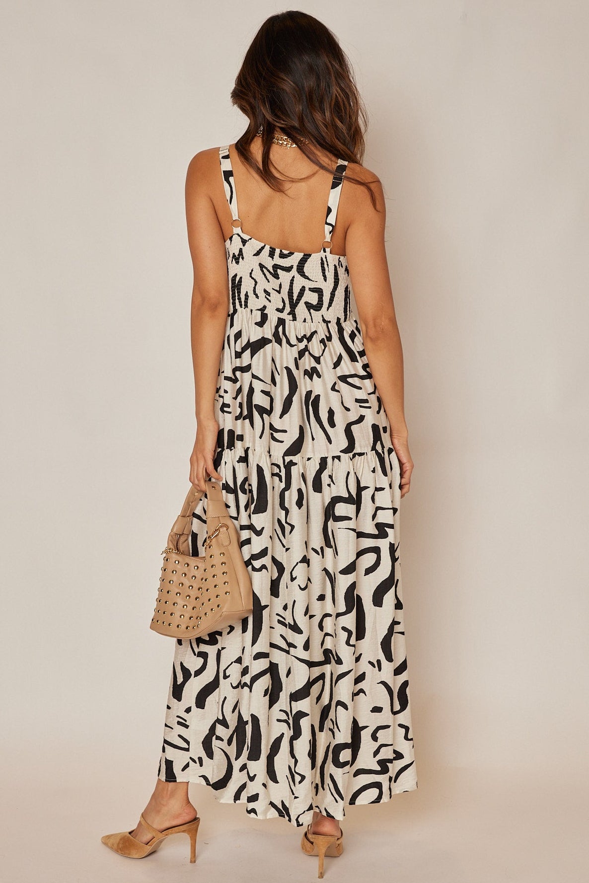 Margaret Pattern Maxi Dress