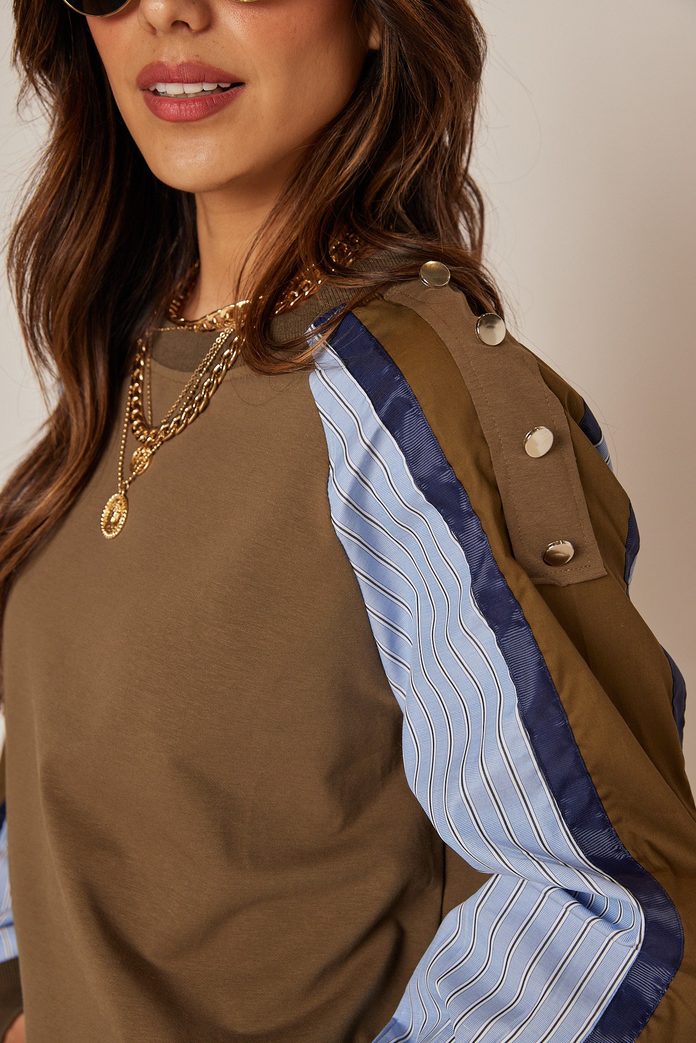 Spencer Contrast Long Sleeve Tee