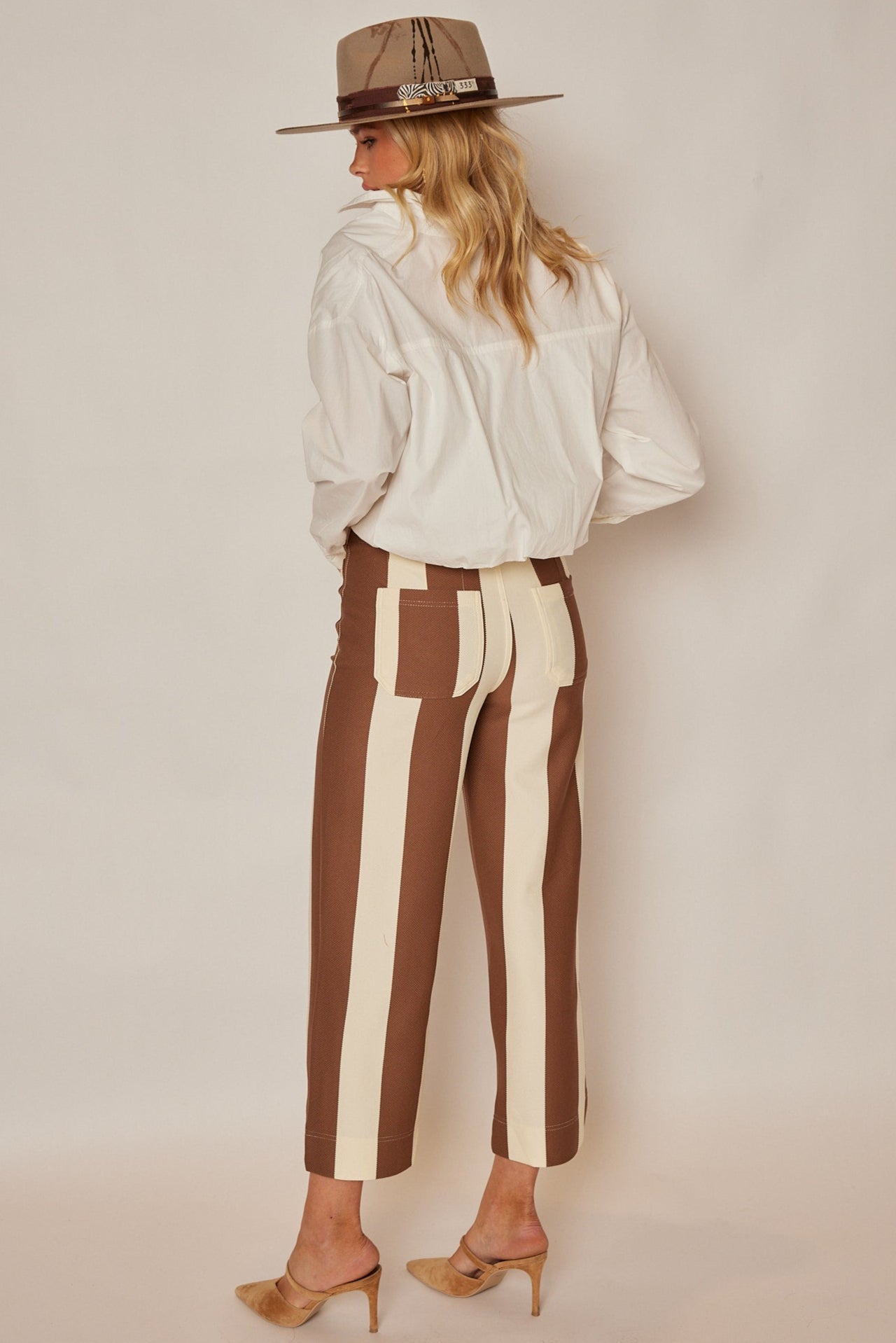 SALE - Tatum Bubble Hem Button Up