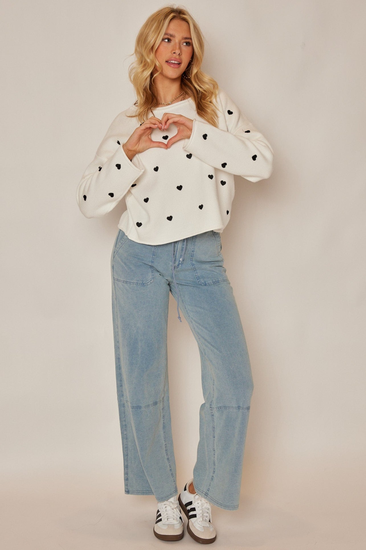 Remi Mini Heart Sweater