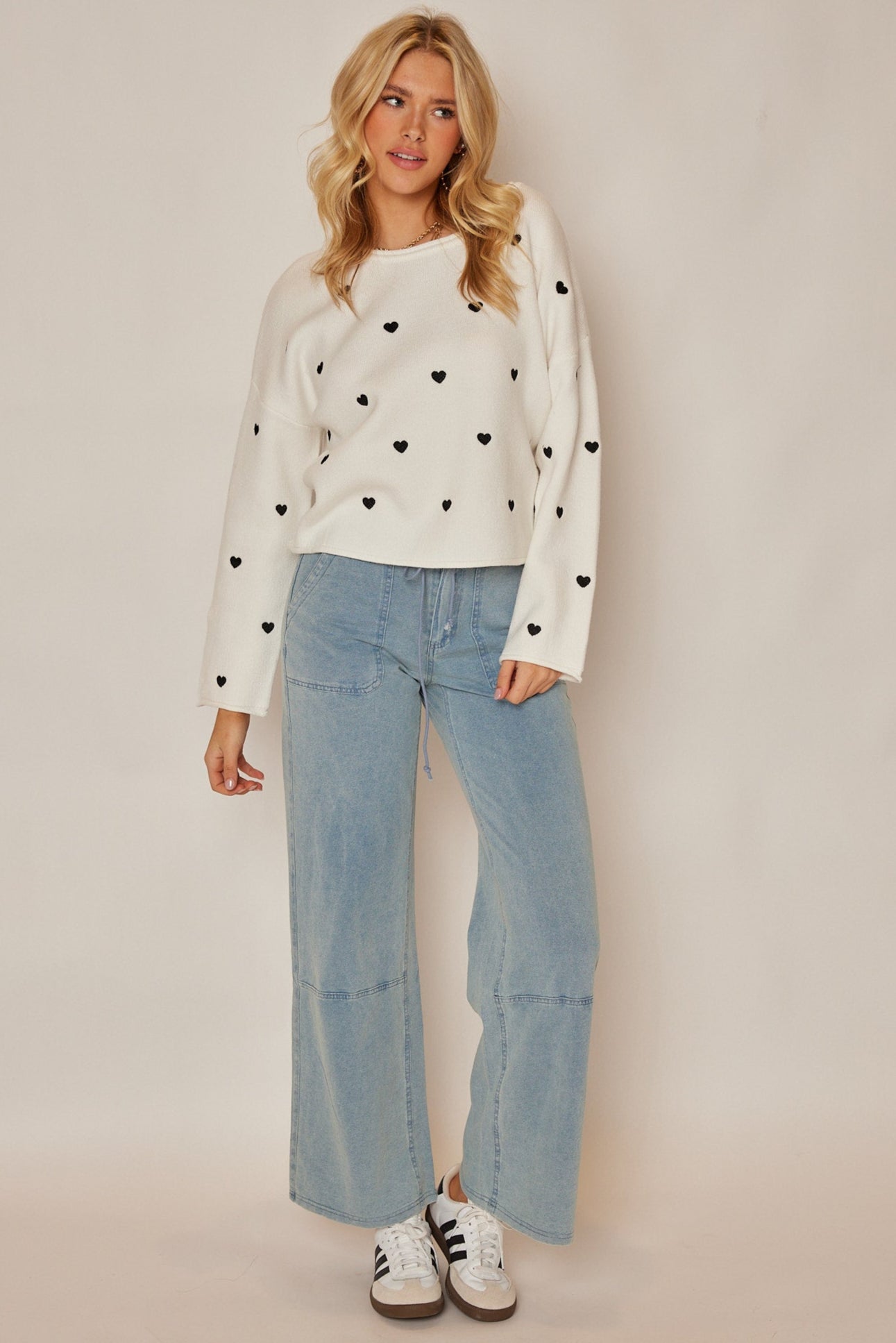 Remi Mini Heart Sweater