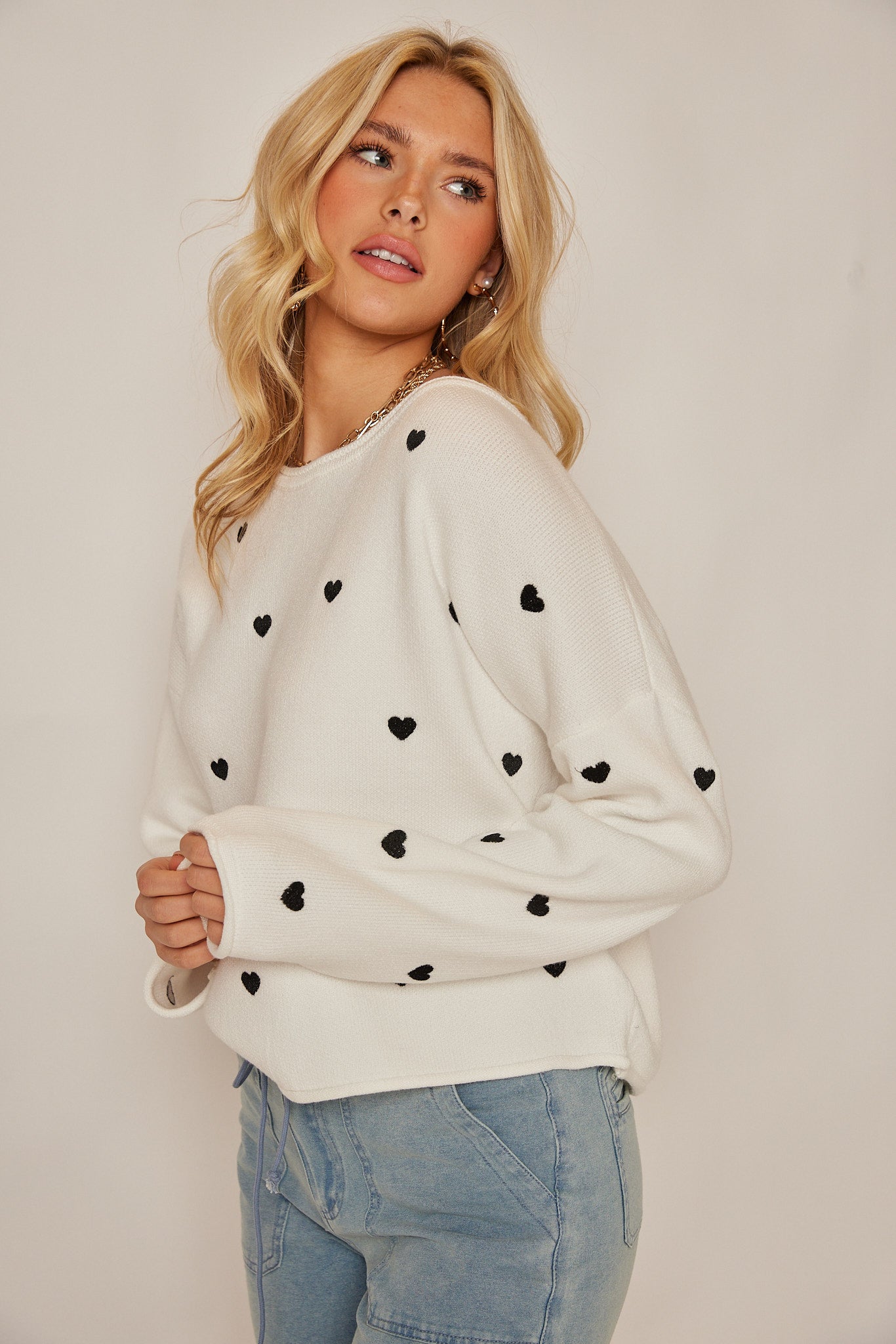 Remi Mini Heart Sweater