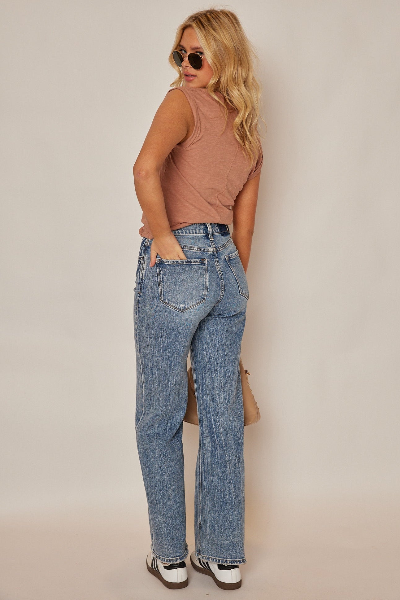 Gigi Garment Dye Sleeveless Tee