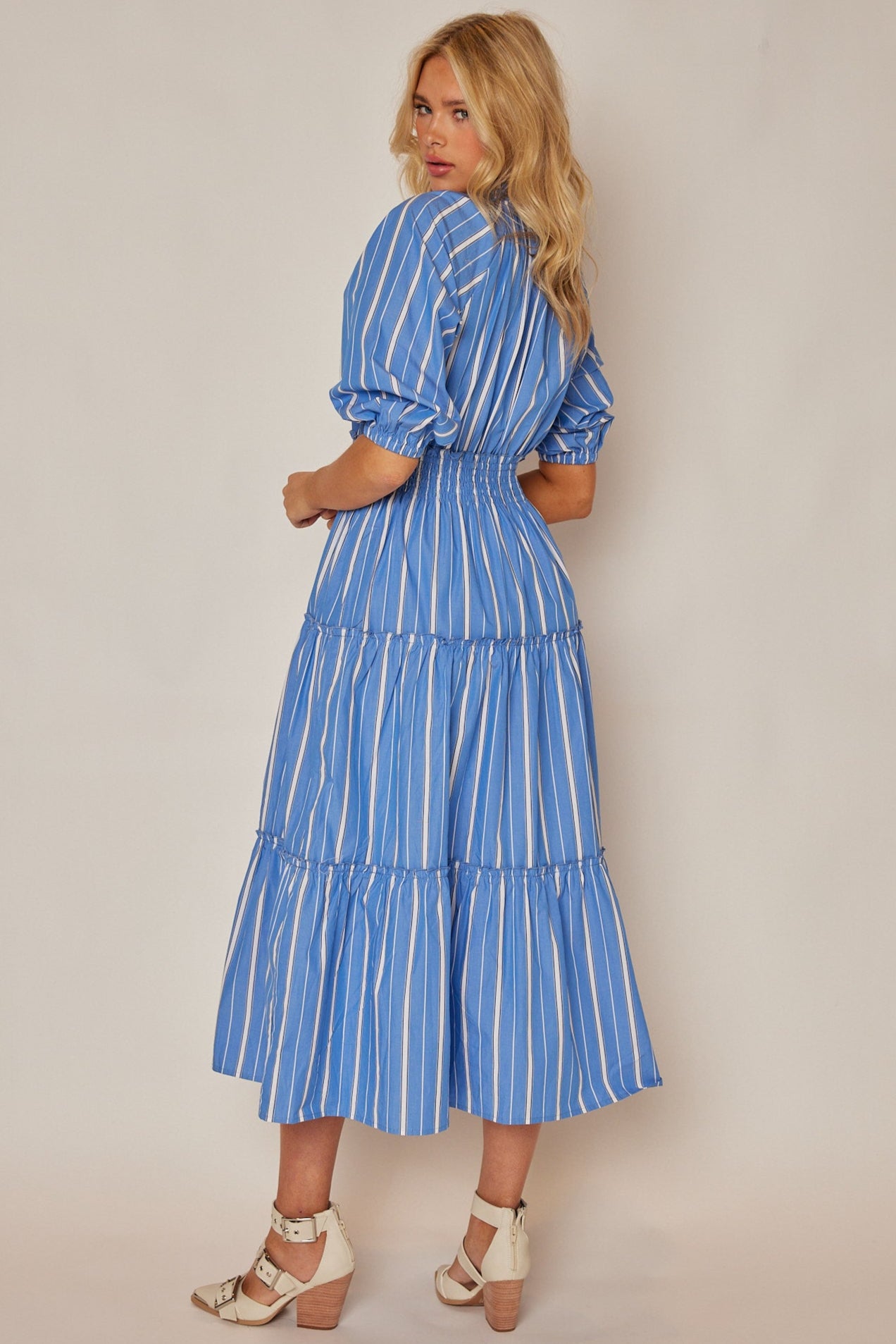 Gia Tie Detail Maxi Dress