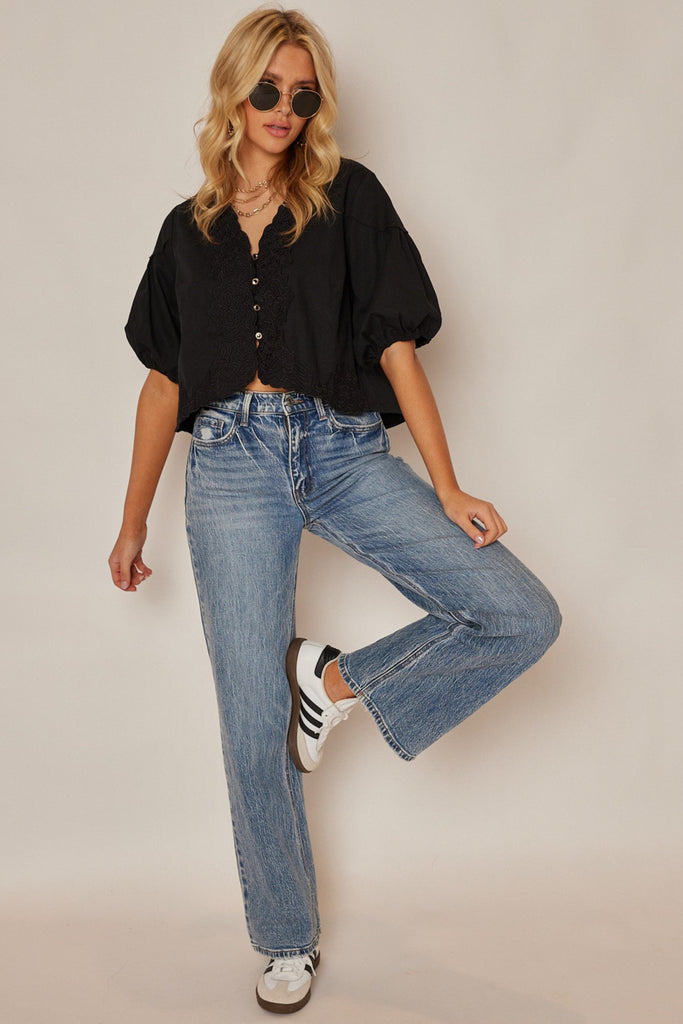 Rachel 90'S Wide Leg Jean