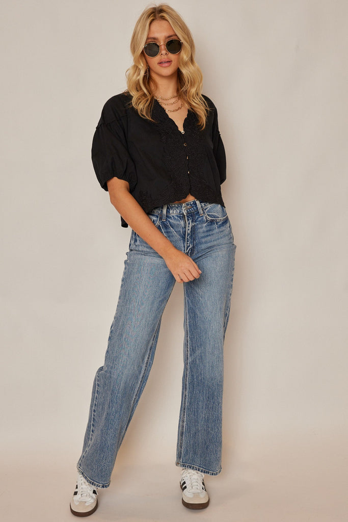 Rachel 90'S Wide Leg Jean