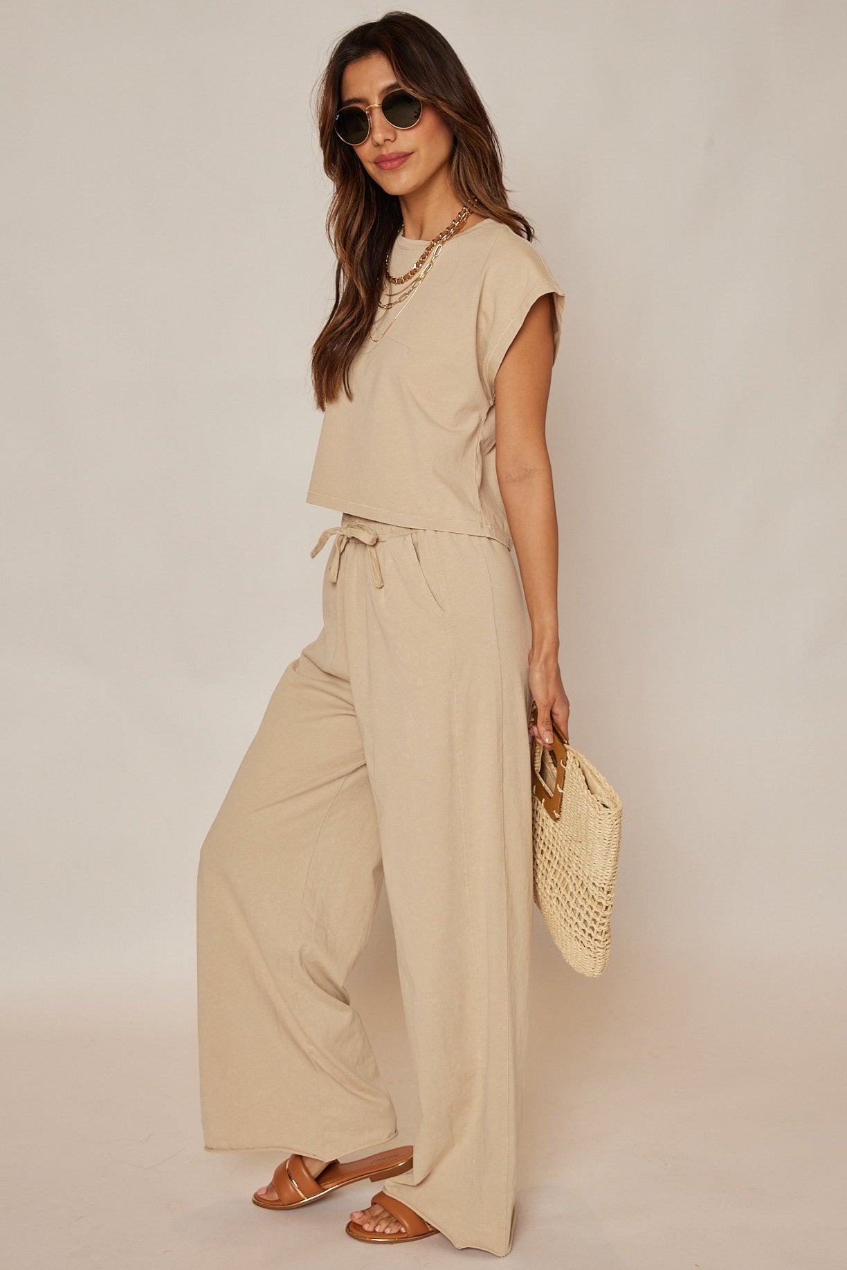 SALE - Abbey Elastic Pants
