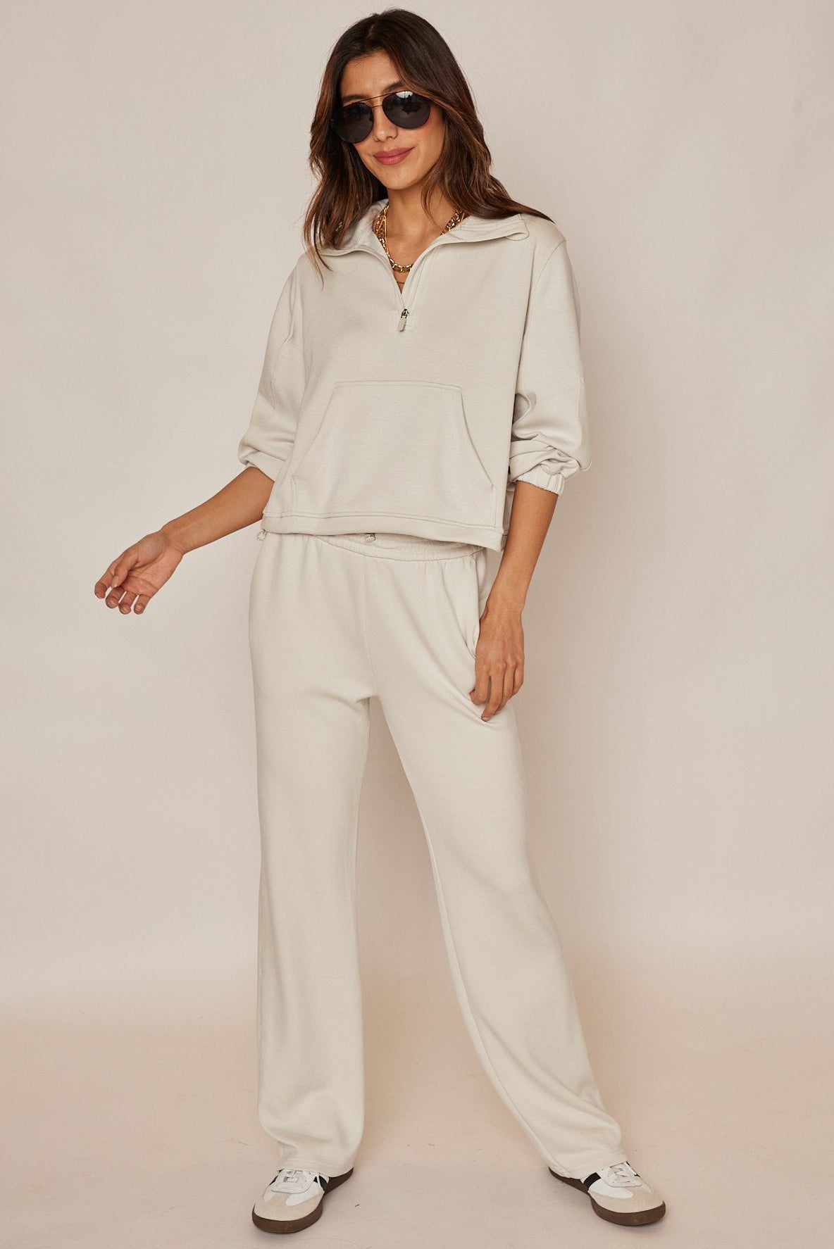 SALE - Iris Half Zip Sweatshirt