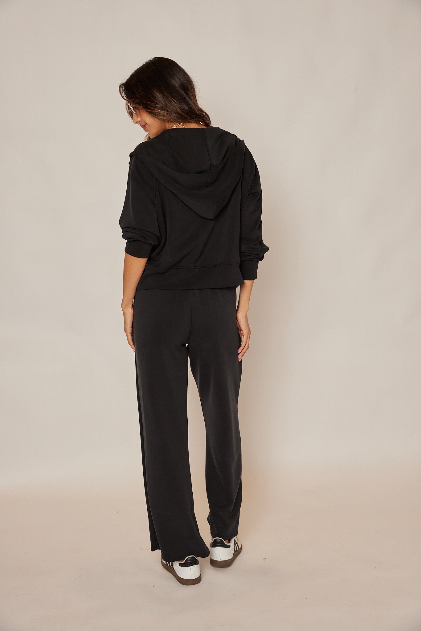 SALE - Shelly Scuba Zip Up Sweatshirt