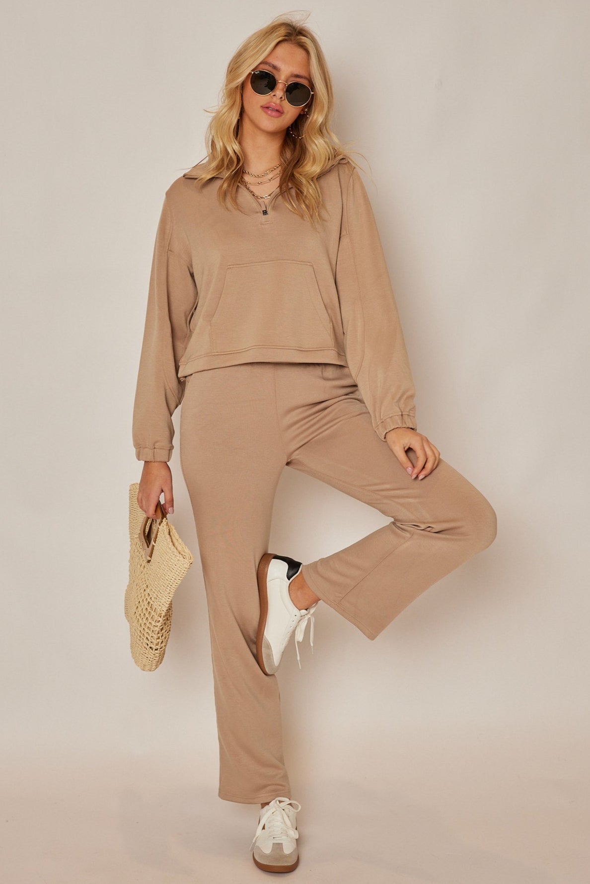 SALE - Iris Half Zip Sweatshirt