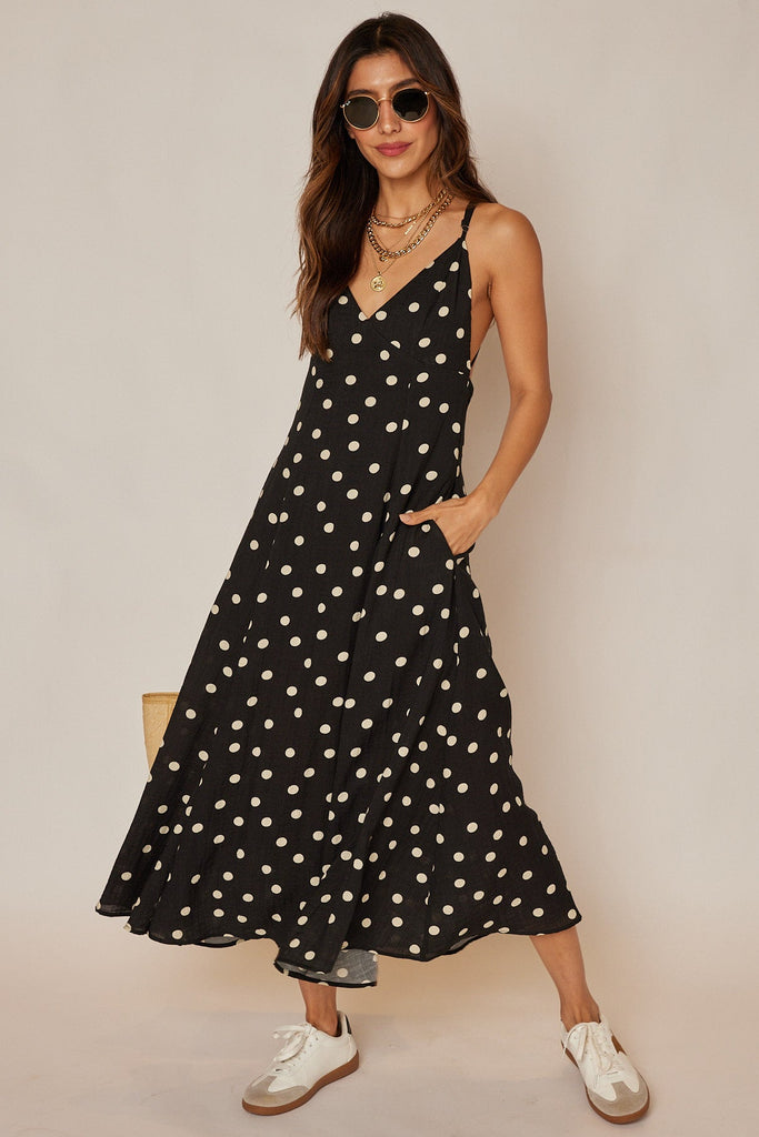 Barrett Polka Dot Midi Dress