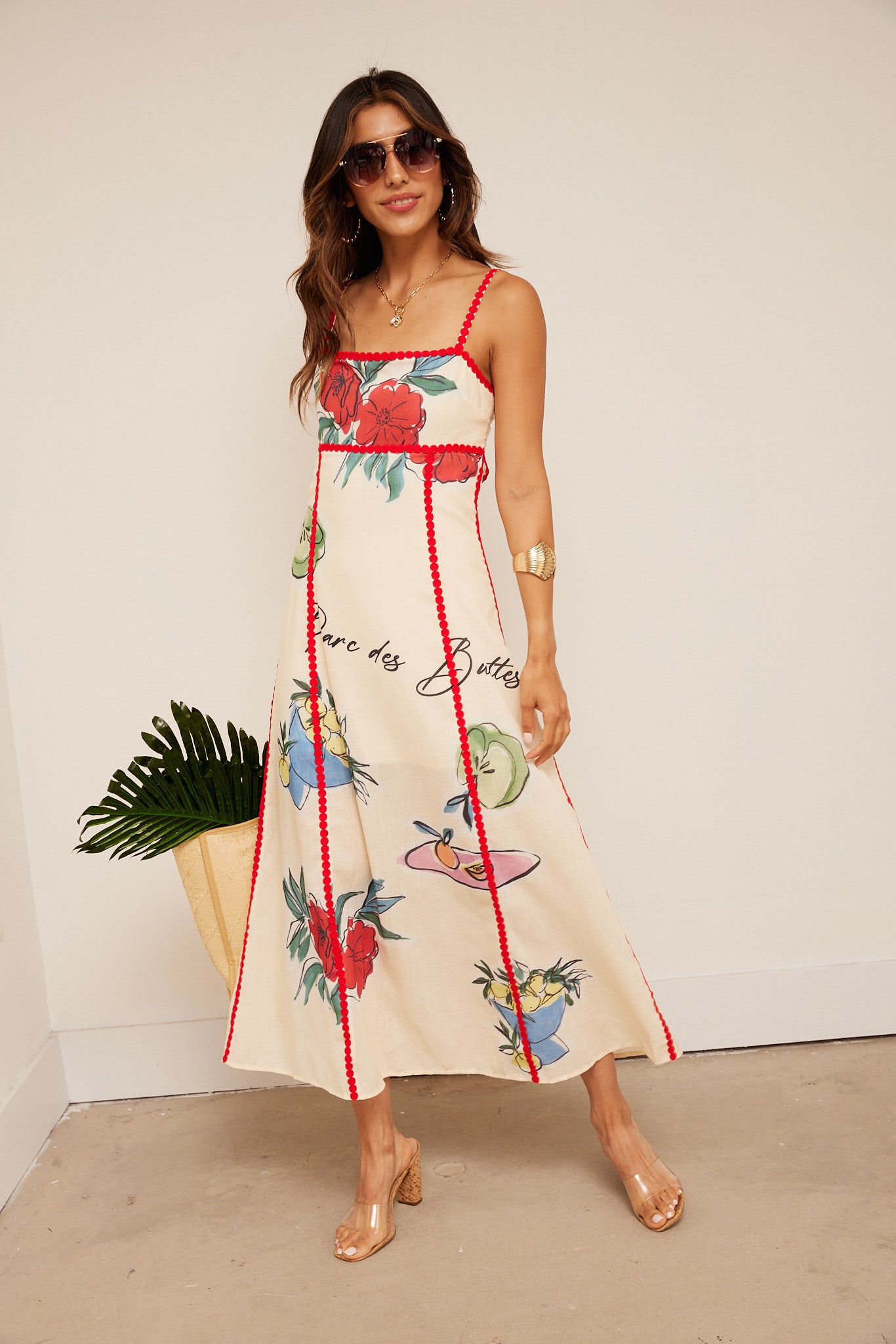 Ariana Printed Midi Dress
