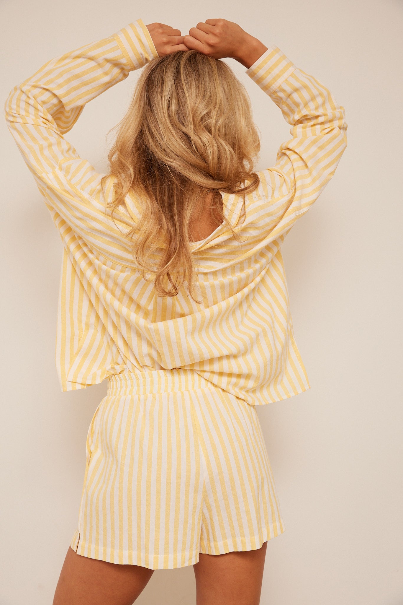Joanna Striped Cover Up Shorts