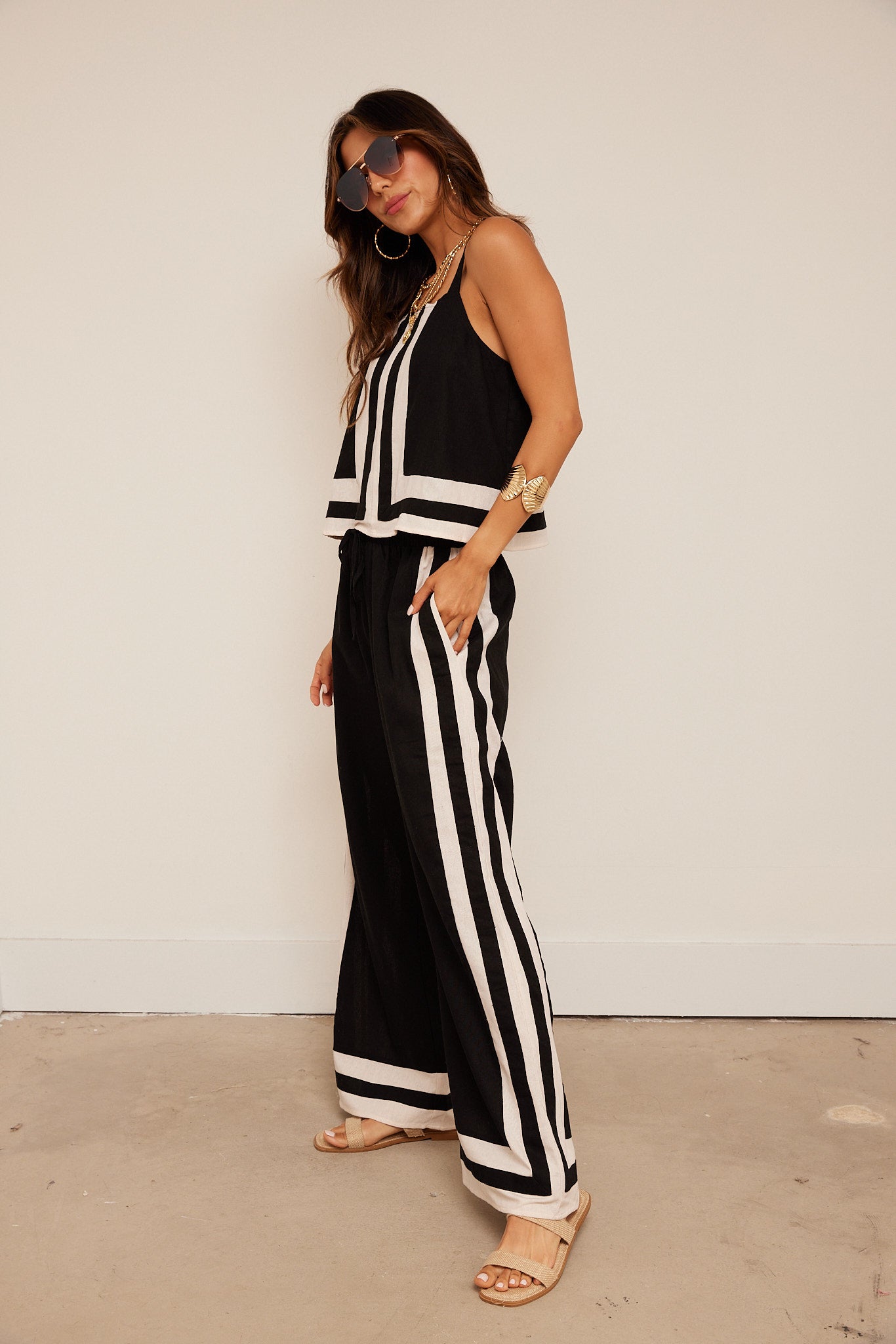 Cami Striped Pants