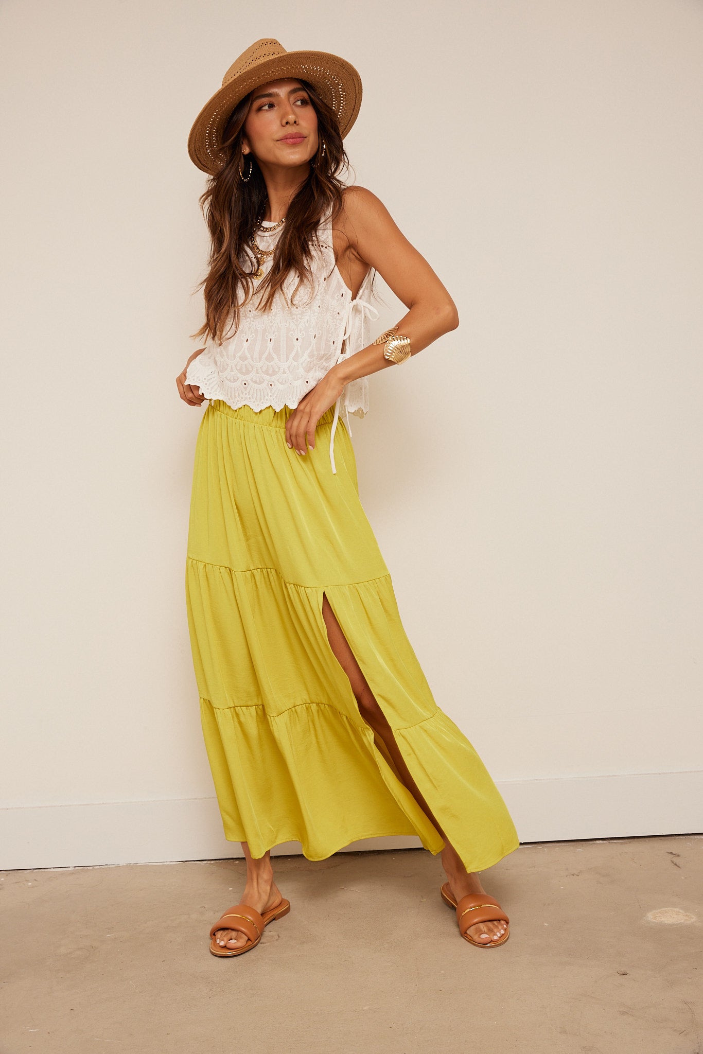 Emma Tiered Maxi Skirt