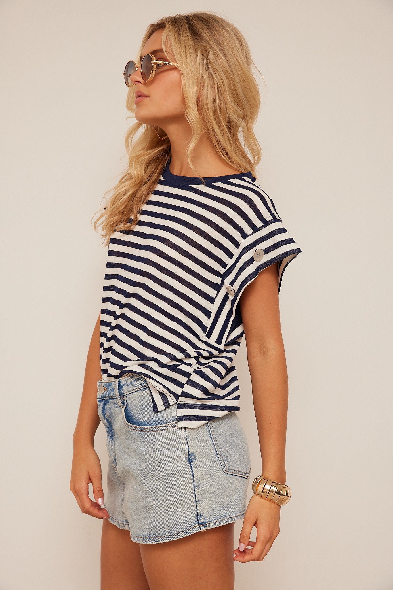 Pennon Denim Mini Skort