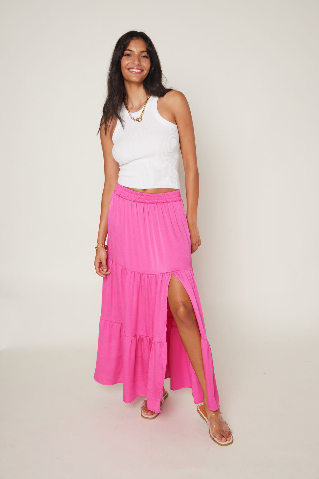 Emma Tiered Maxi Skirt