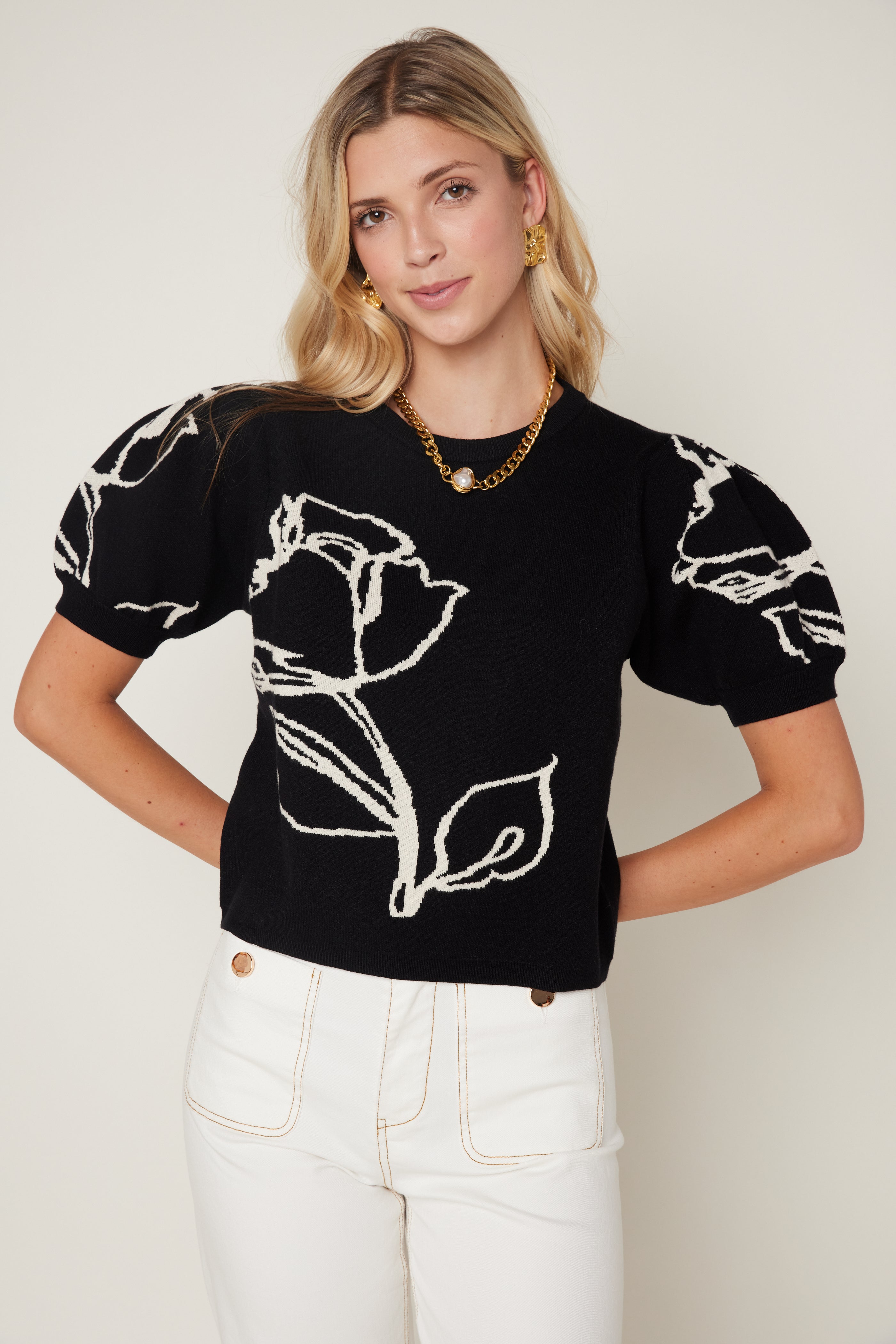 Brooks Floral Sweater
