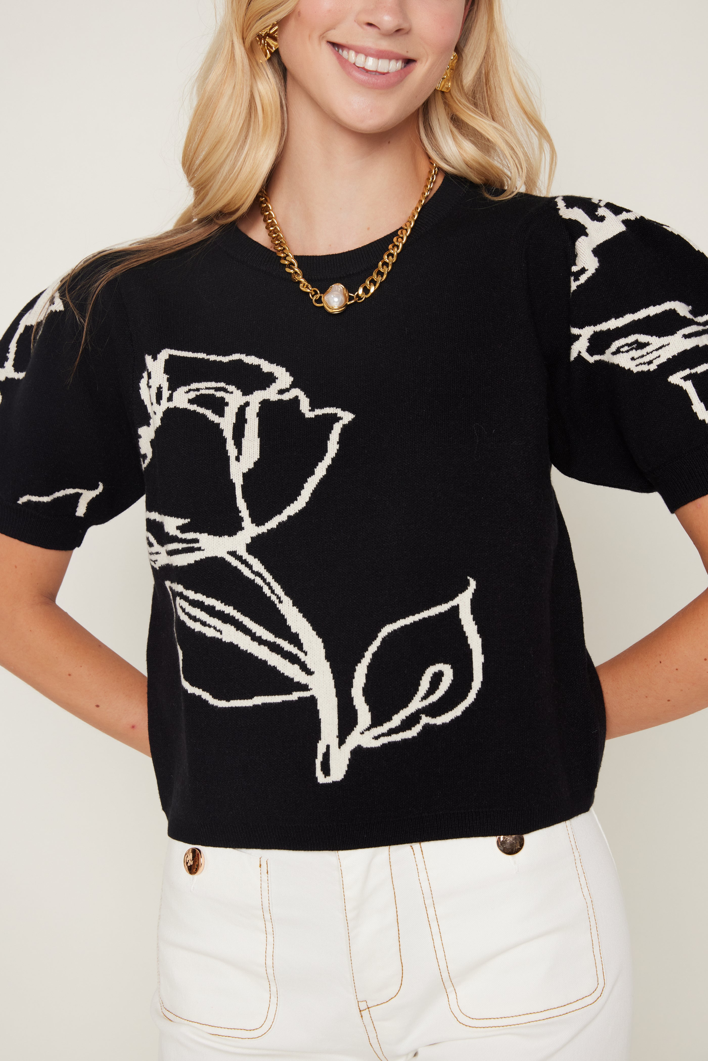 Brooks Floral Sweater
