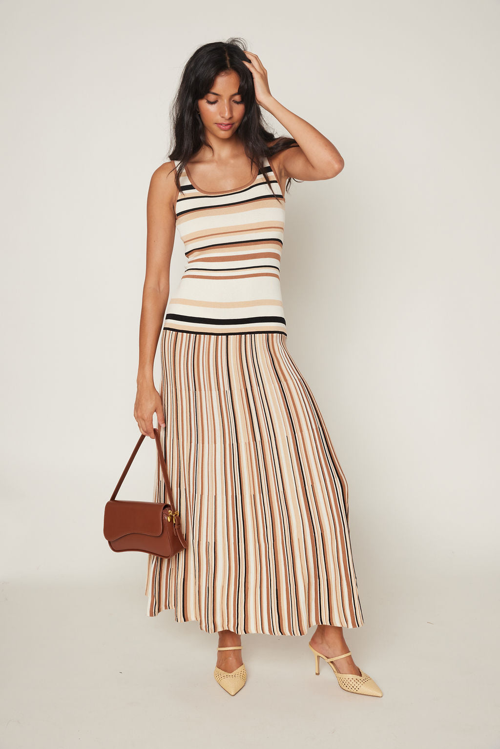 Bailee Striped Knit Dress