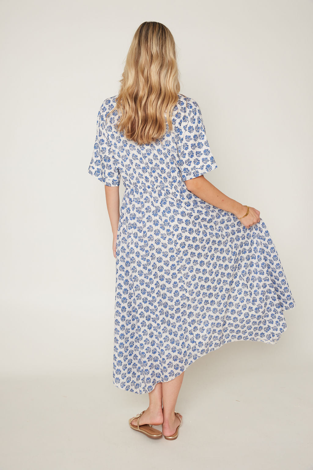 Audrey V Neck Maxi Dress