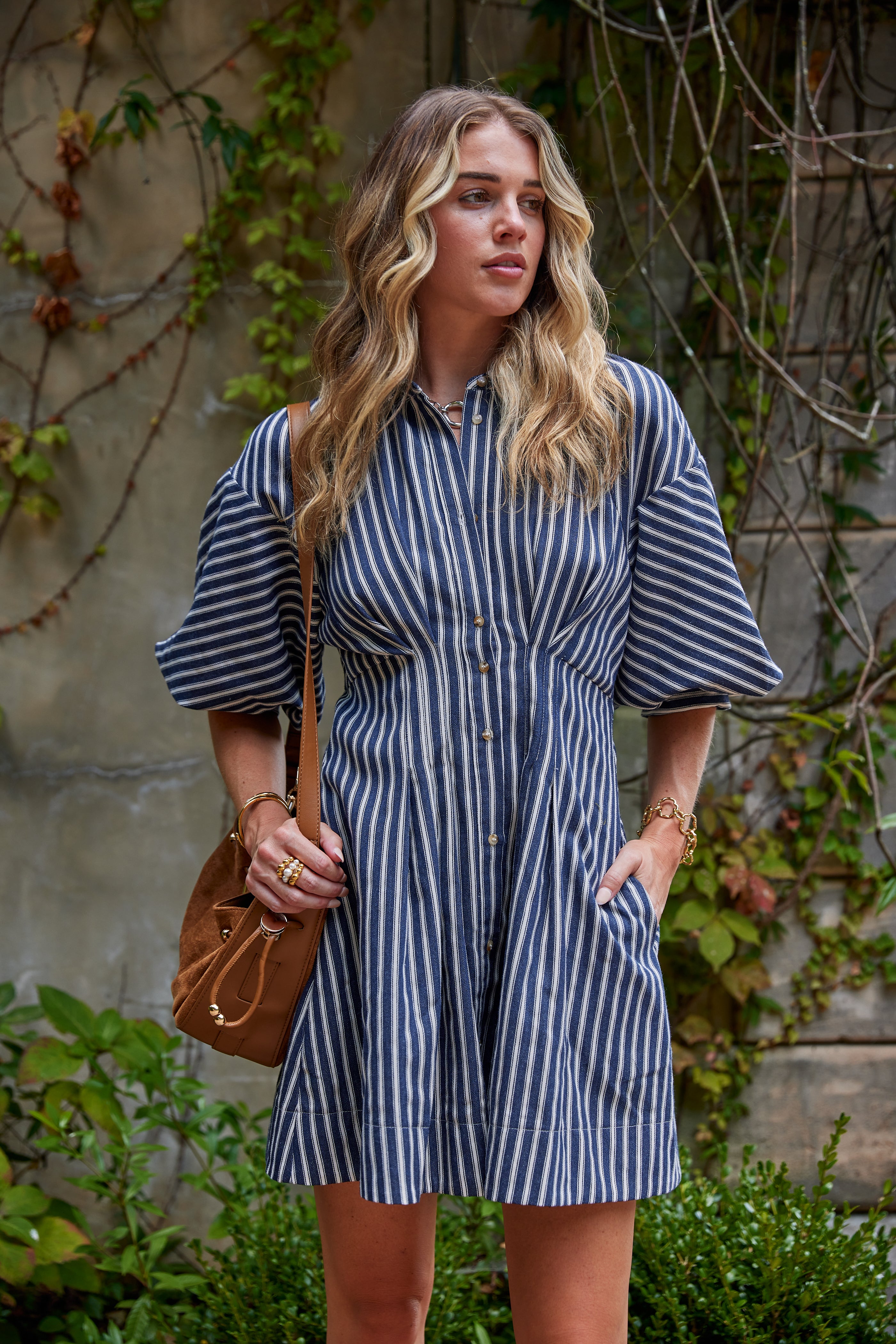 Ansley Striped Dress