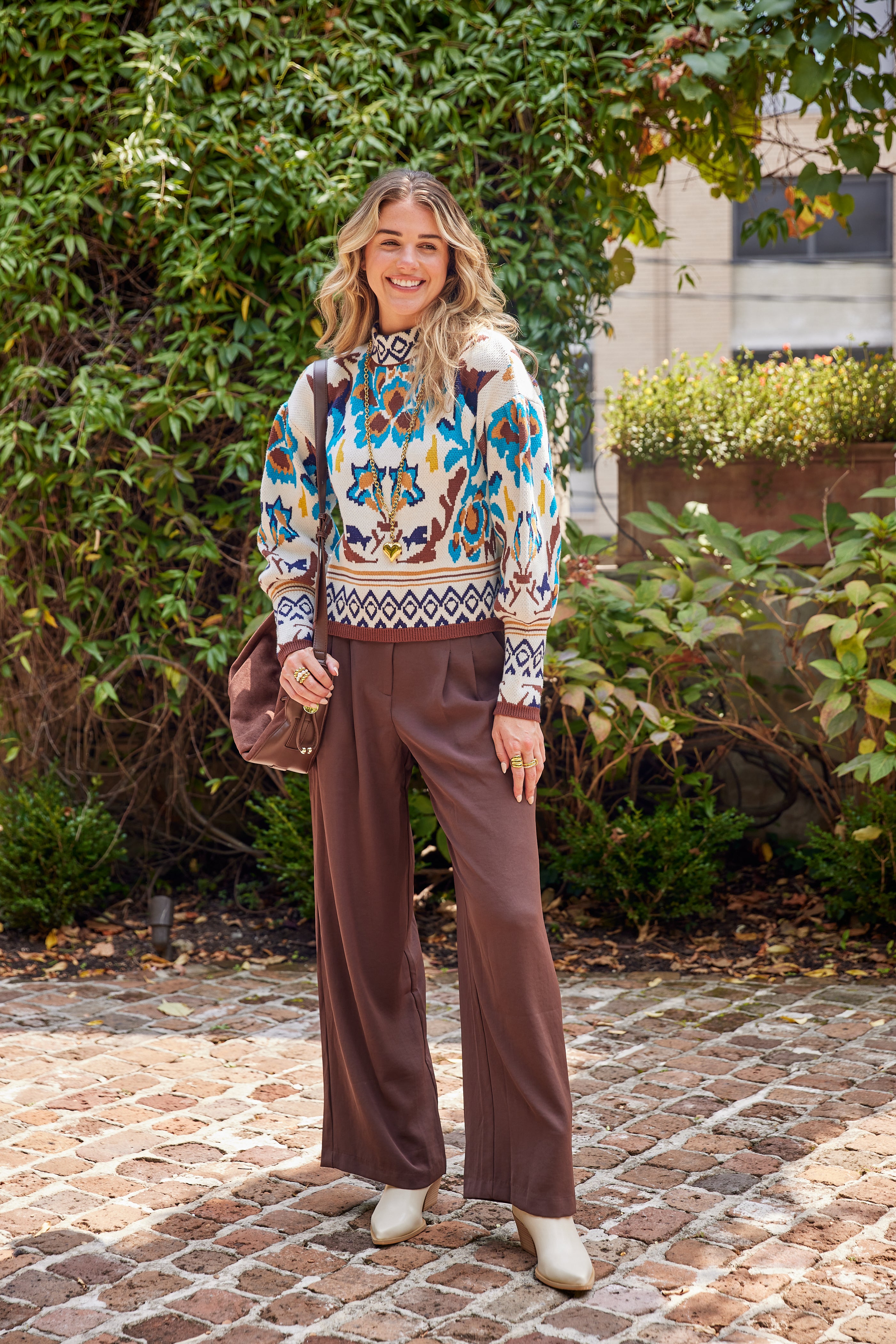 Gray Recycled Wide Leg Pants