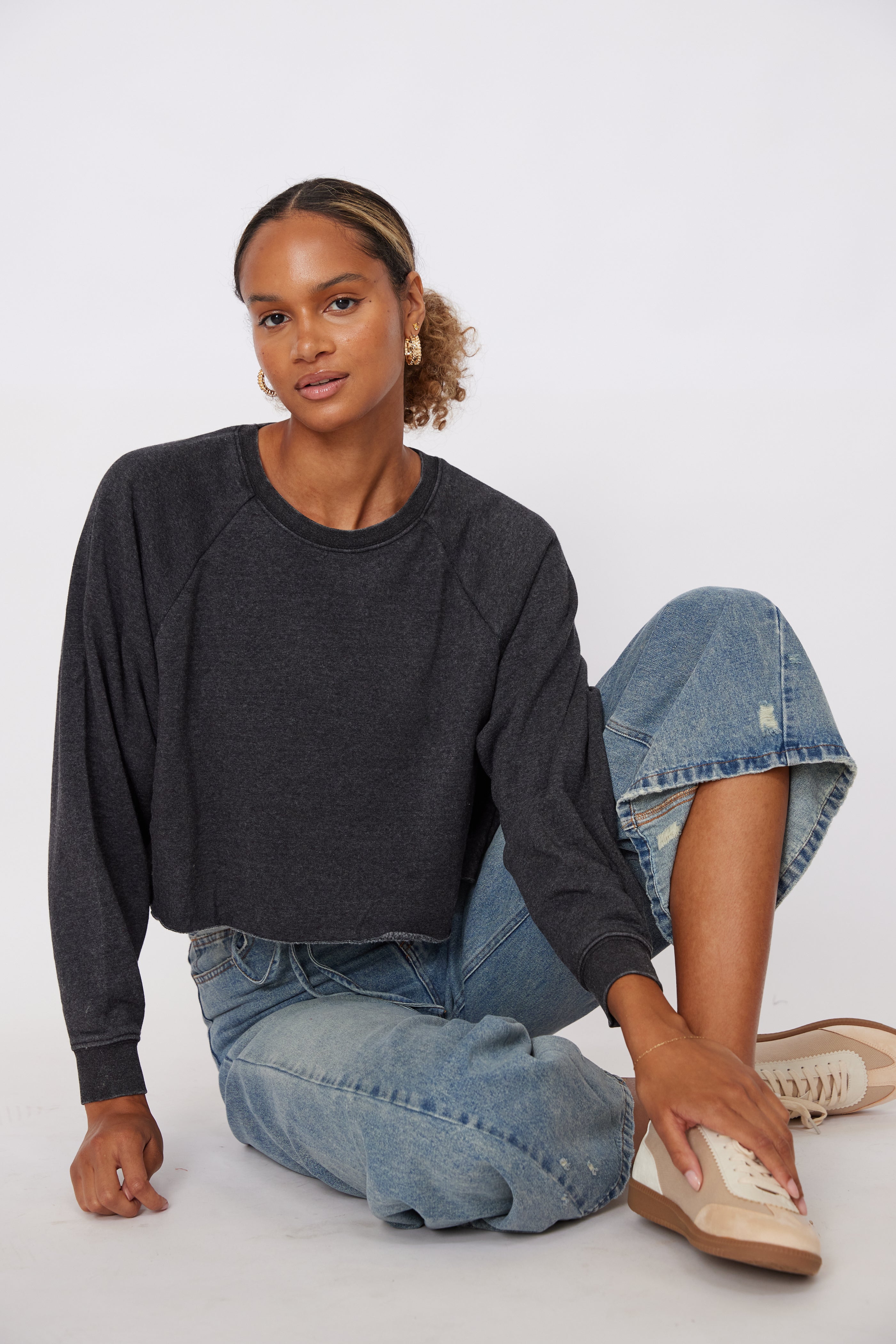 SALE - Ryan Cropped Sweatshirt