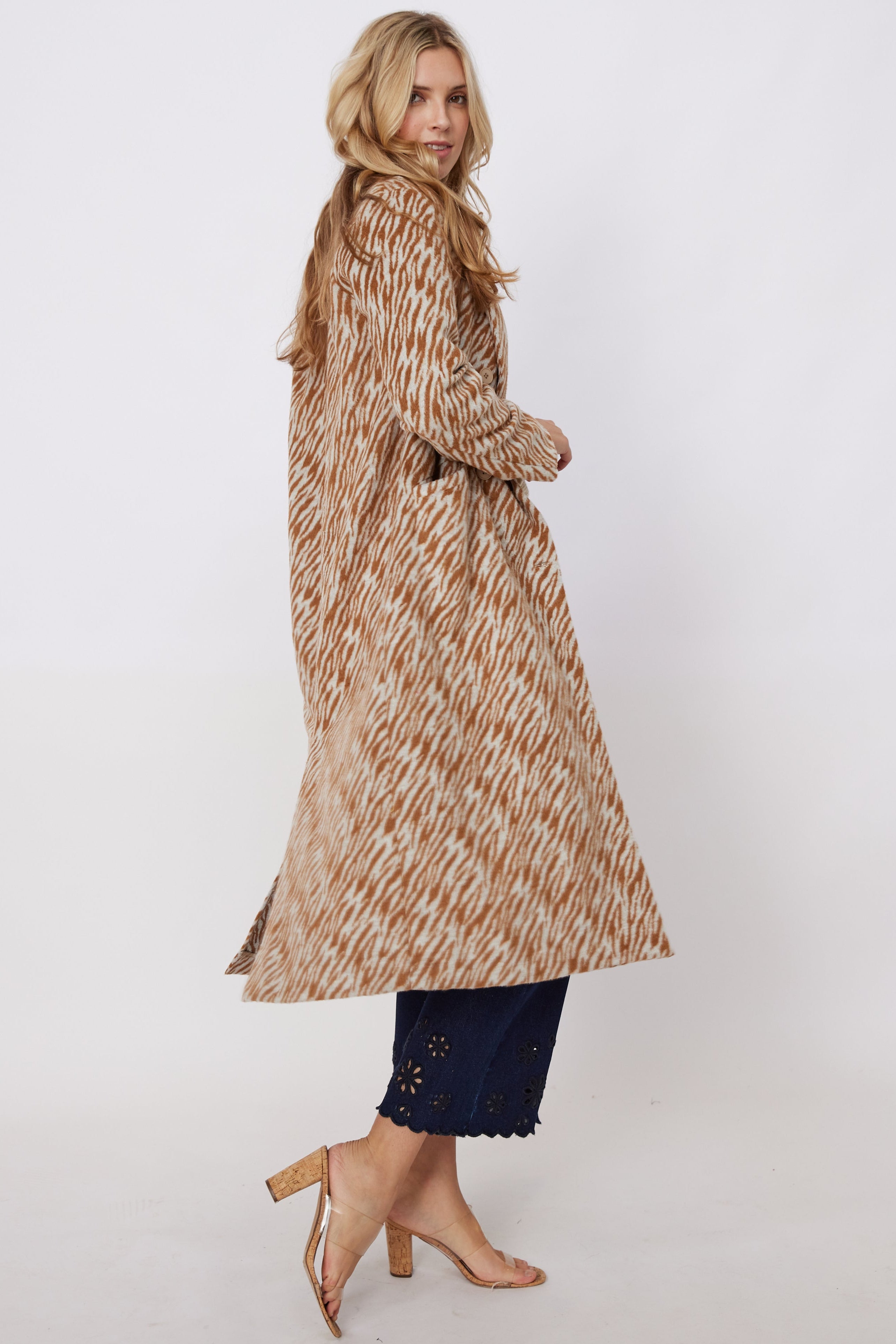 SALE - Harper Printed Coat