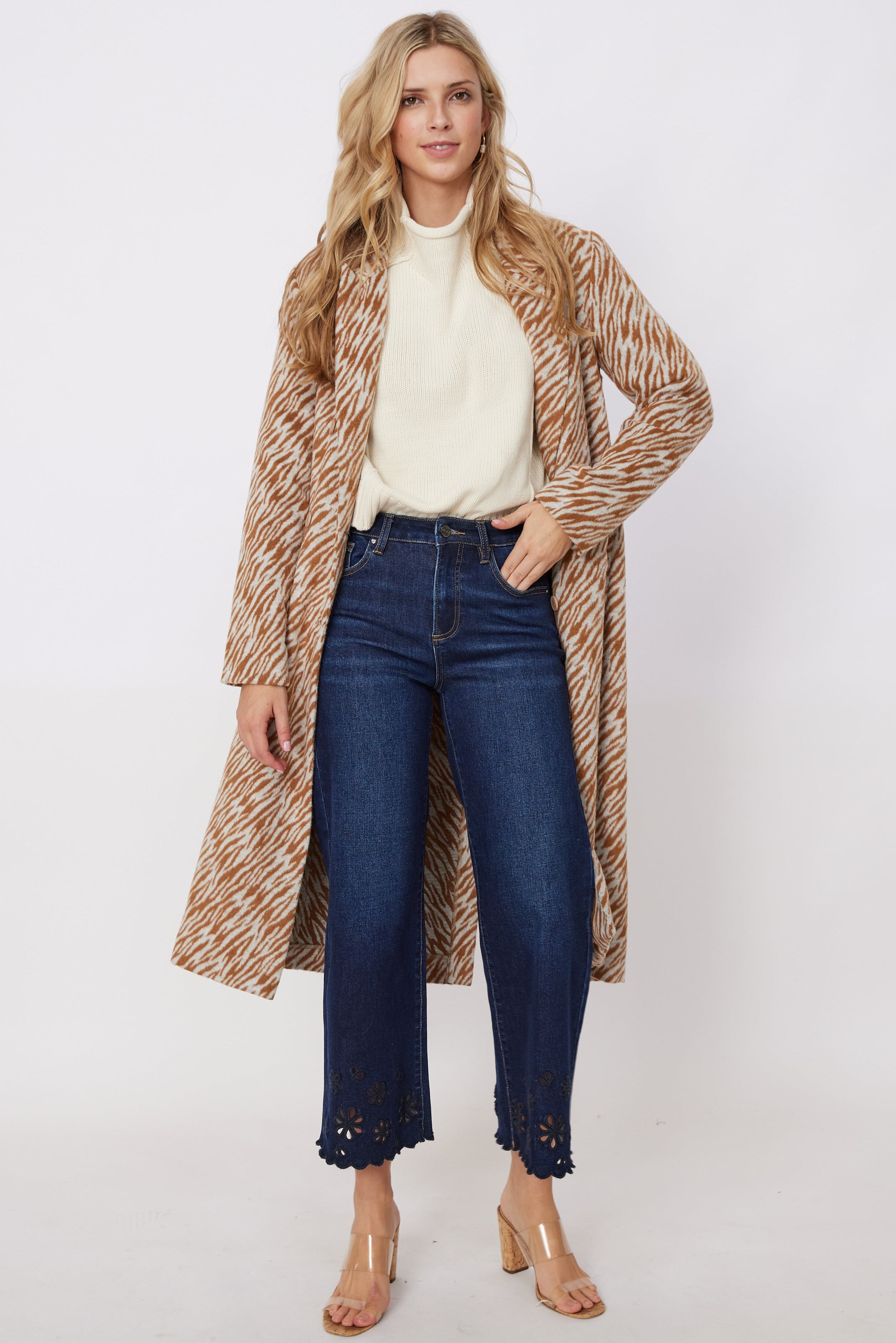 SALE - Harper Printed Coat