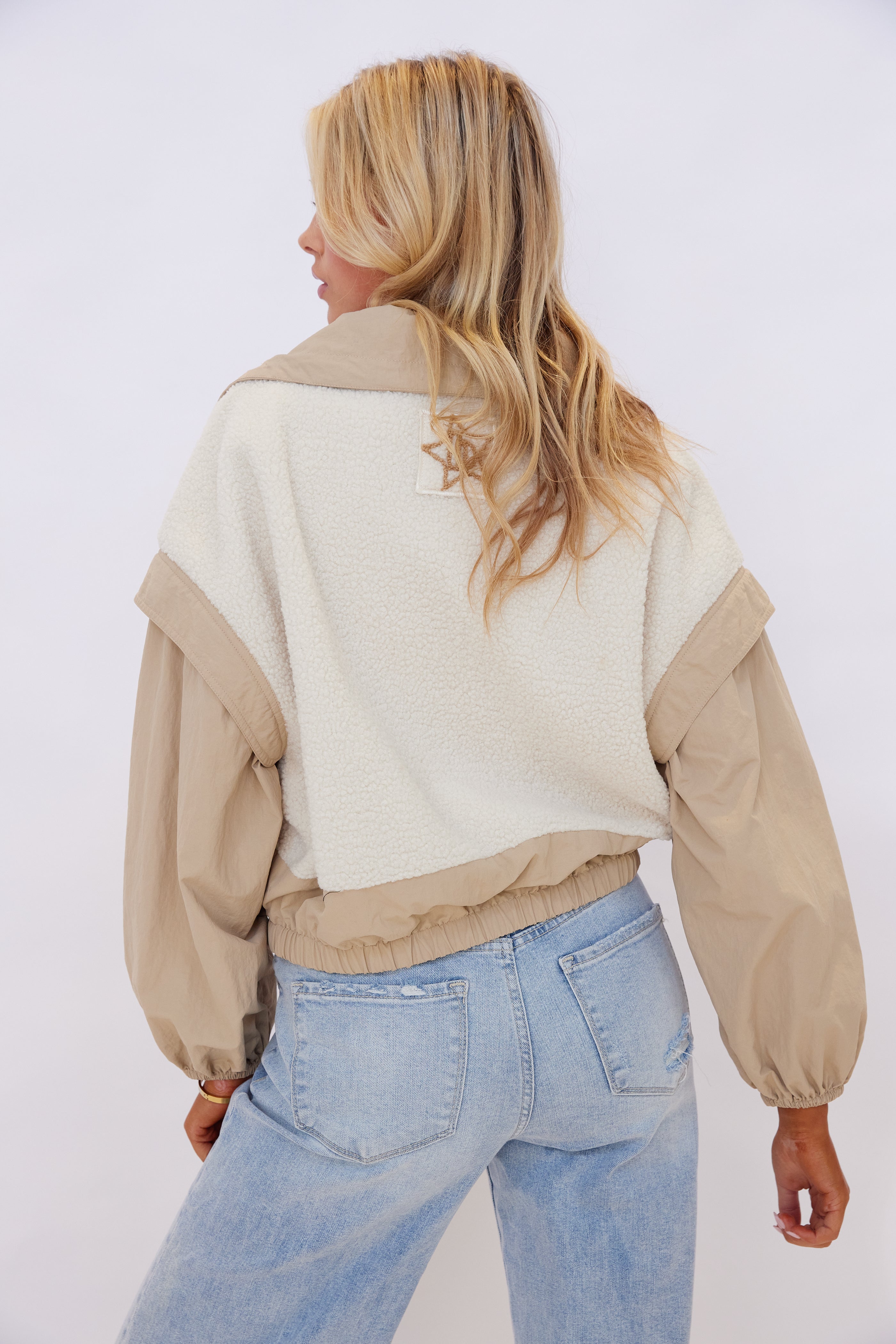 SALE - Roman Wind Breaker Mock Neck Jacket