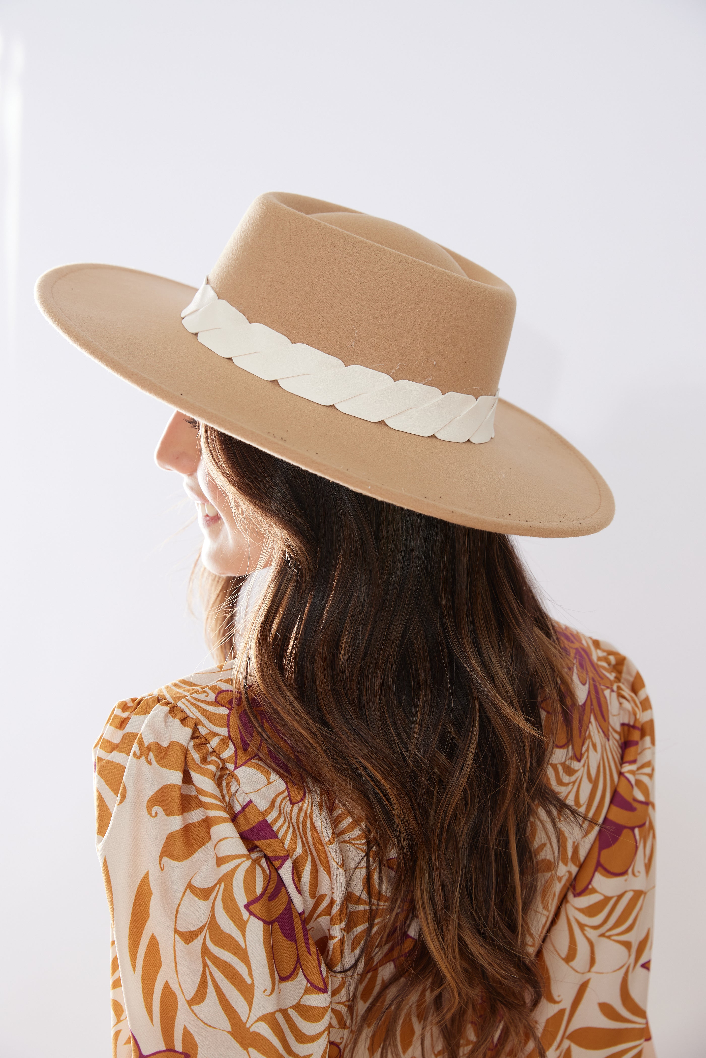 Ramsey Vegan Leather Trim Fedora