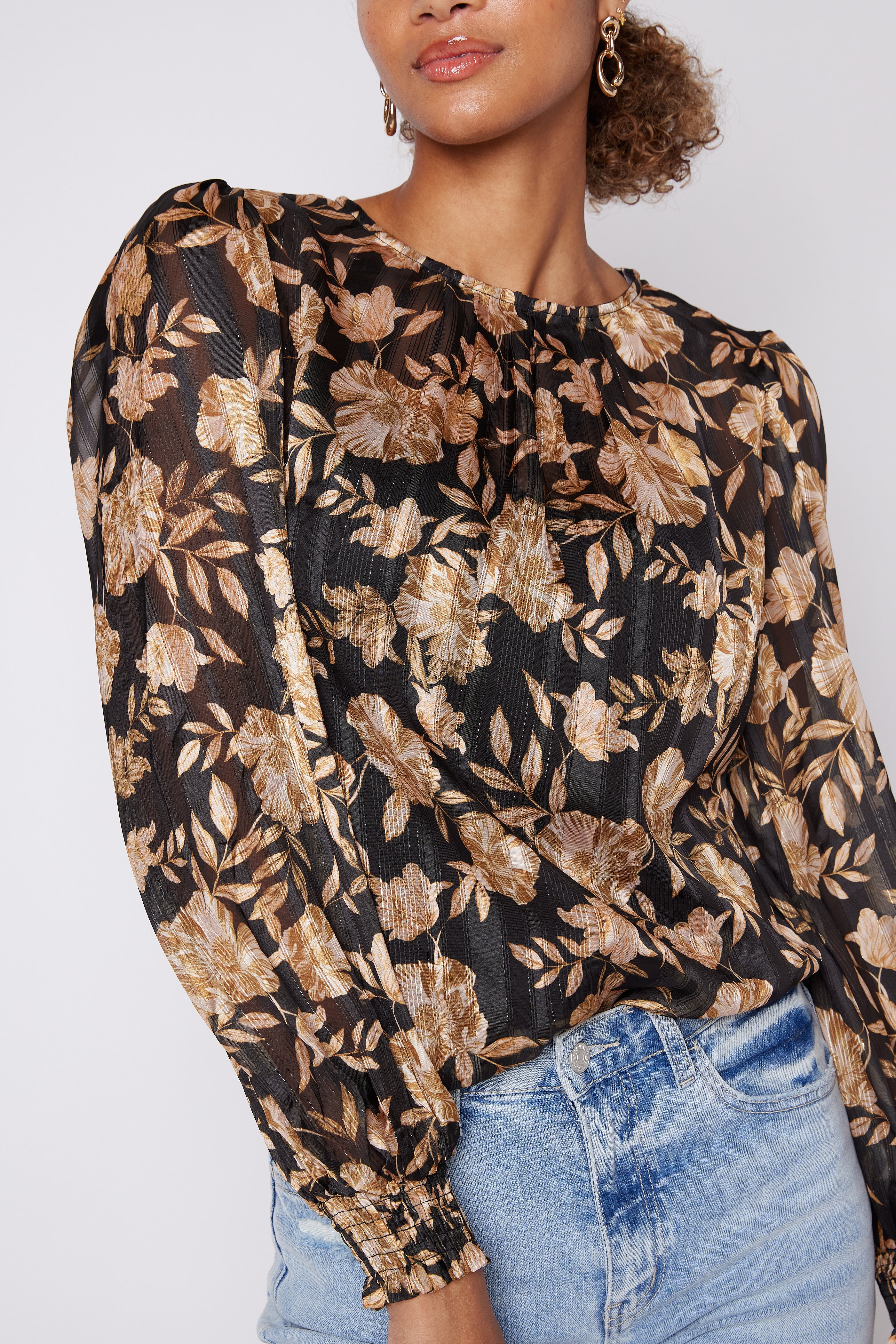 SALE - Tessa Floral Long Sleeve Blouse